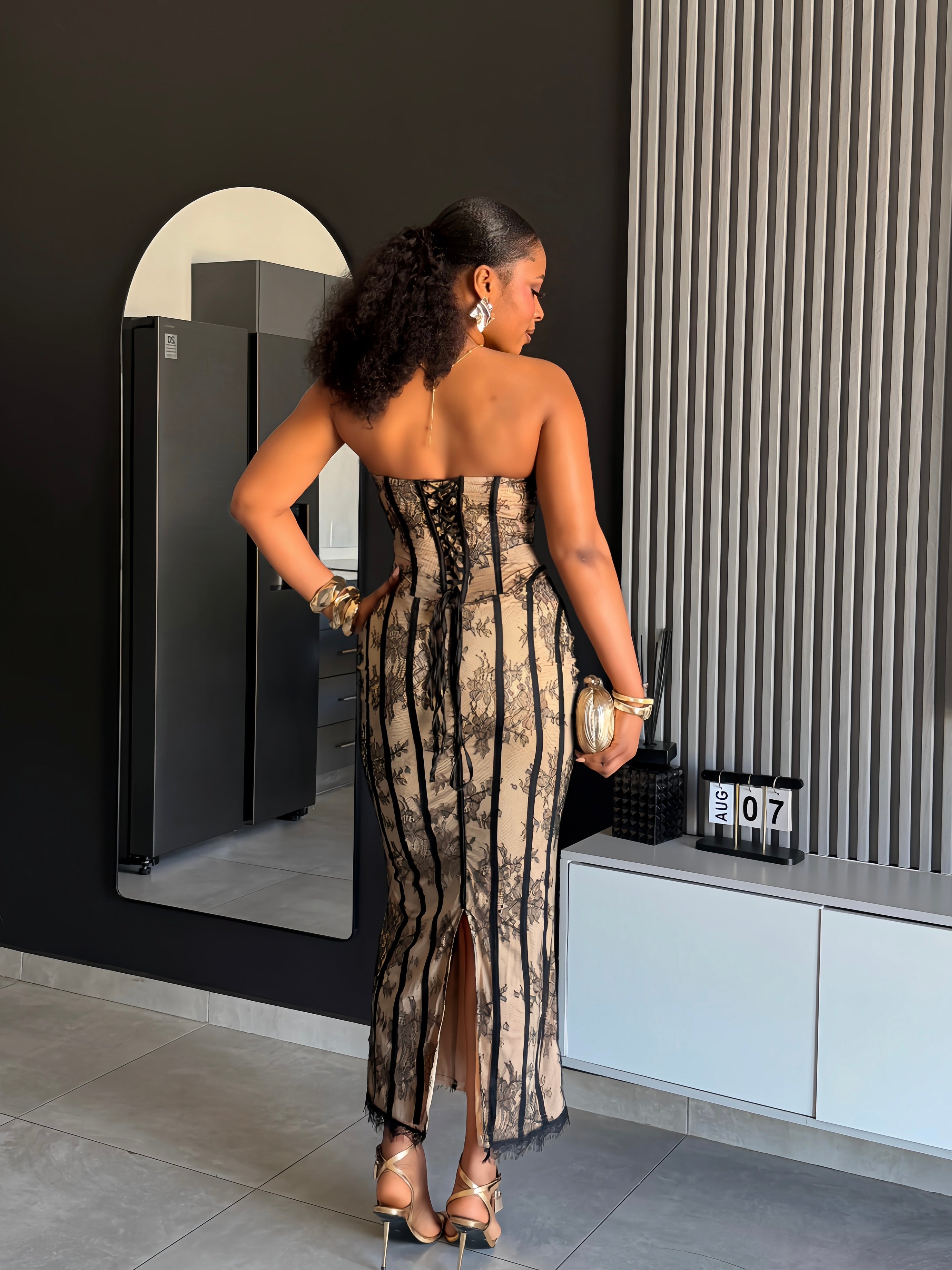 Cleora Lace Maxi Dress