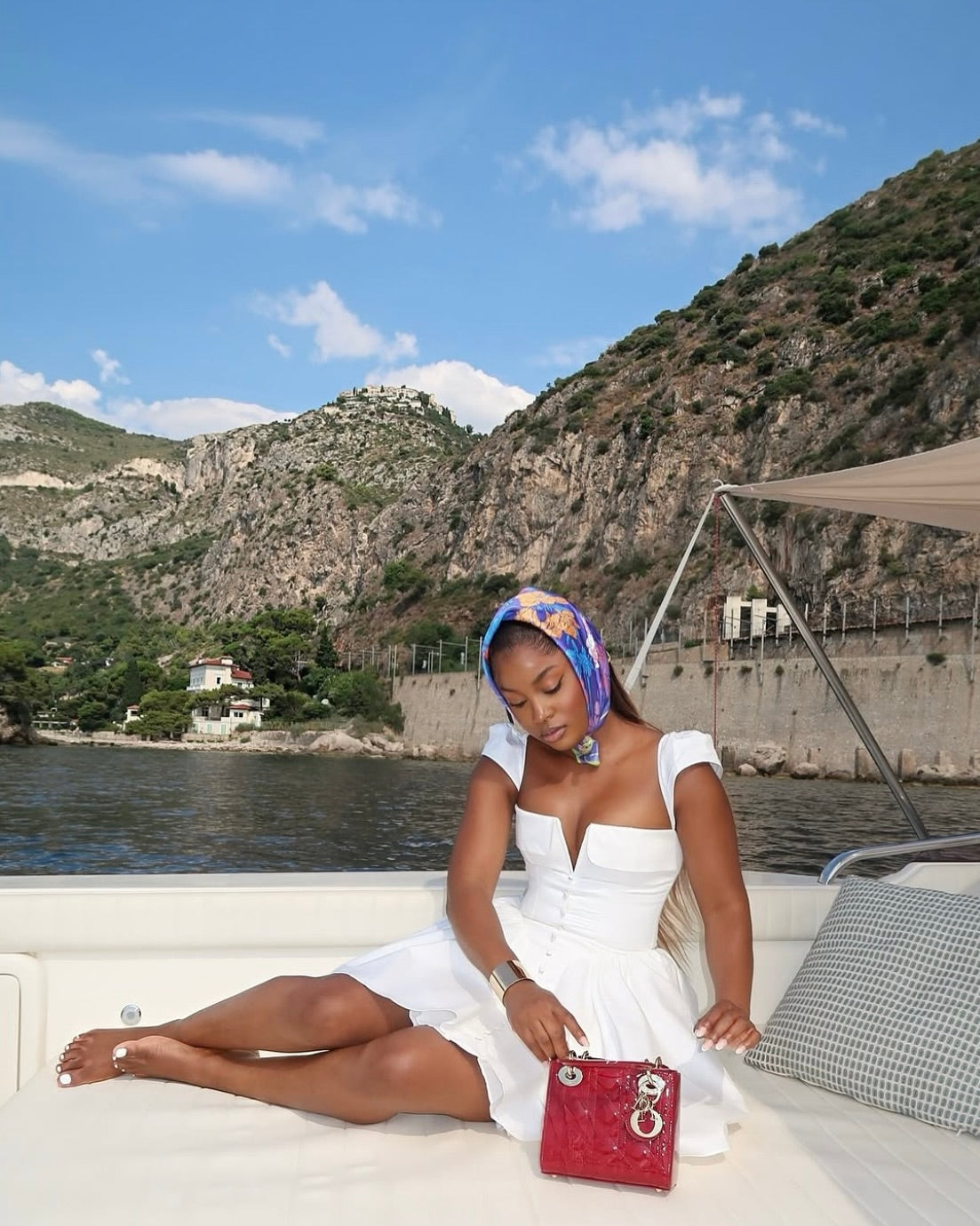 Atelier White Corset Mini Dress