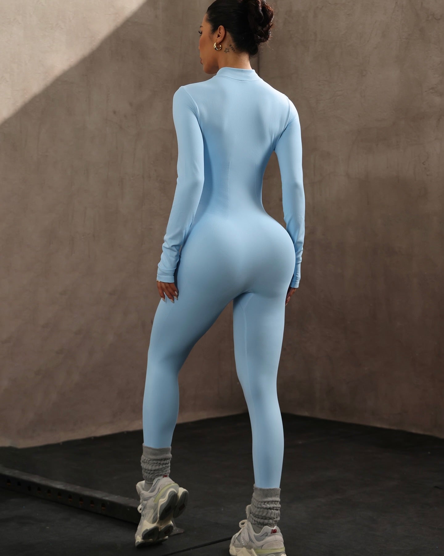 Odelia Zip-Up Sculpt Active Jumpsuit