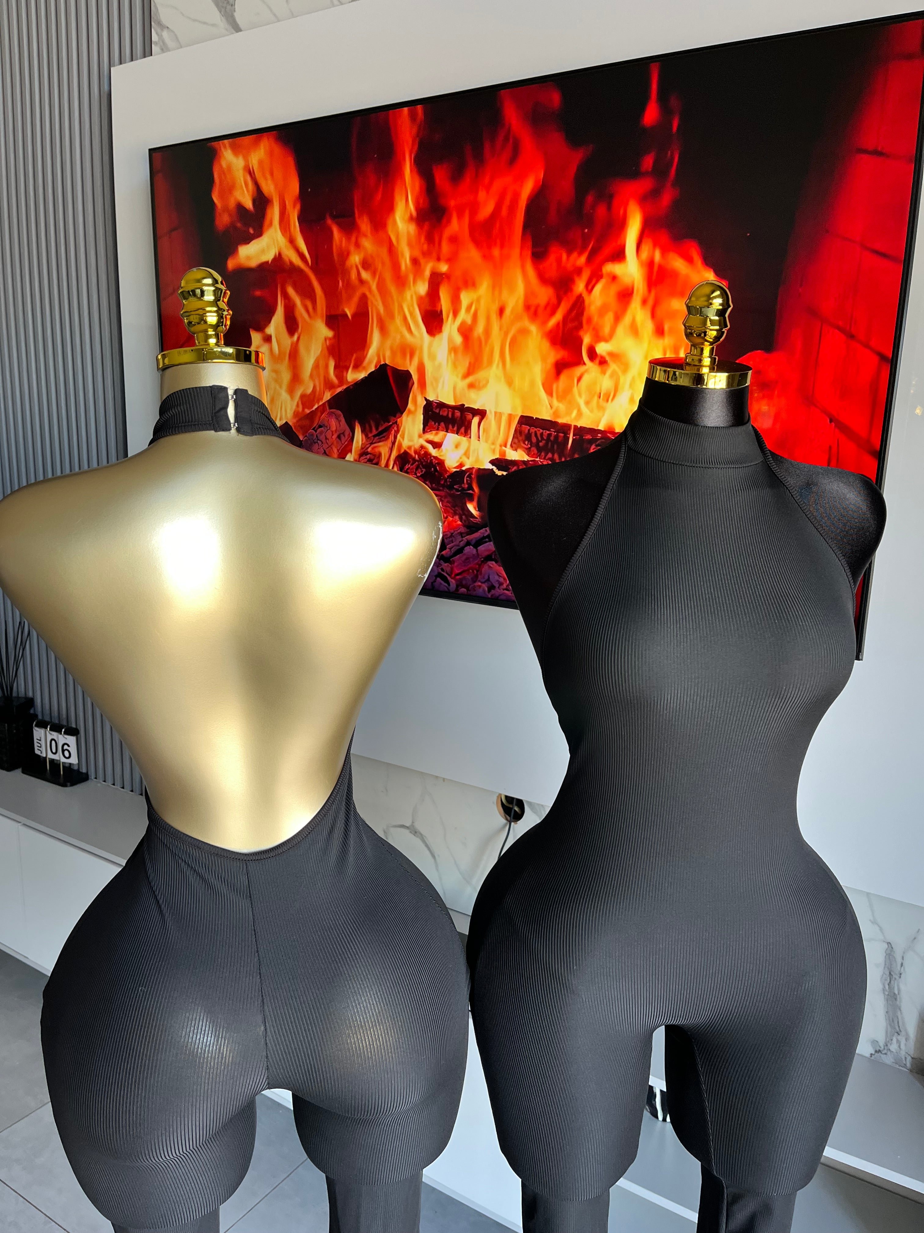 Noir Halter Jumpsuit
