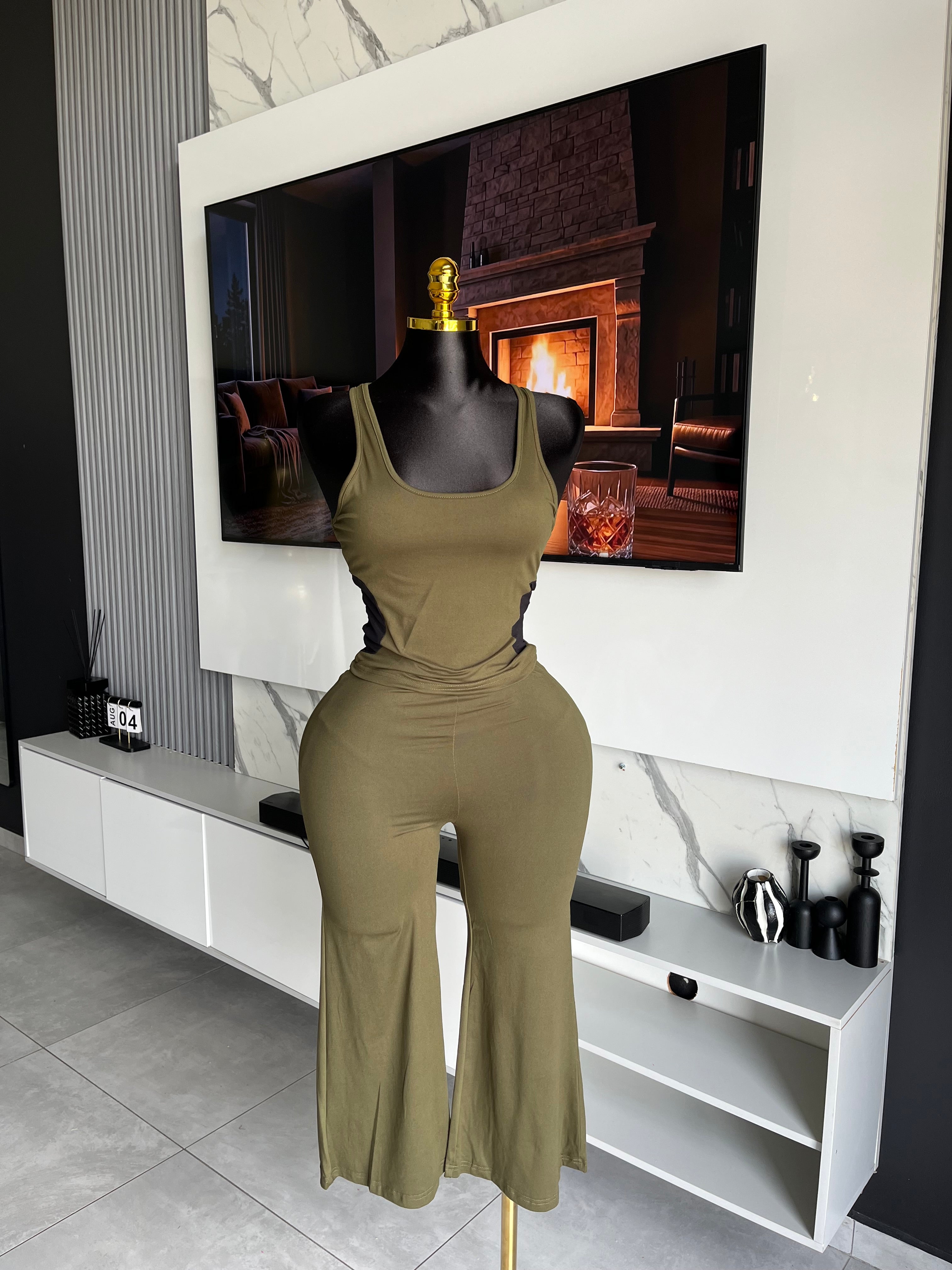 Kaia Contour Flare Two-Piece Set