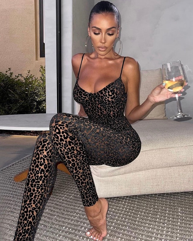 Reign Leopard Print Jumpsuit