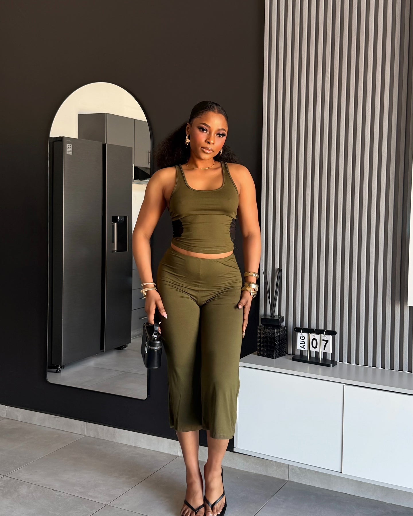 Kaia Contour Flare Two-Piece Set