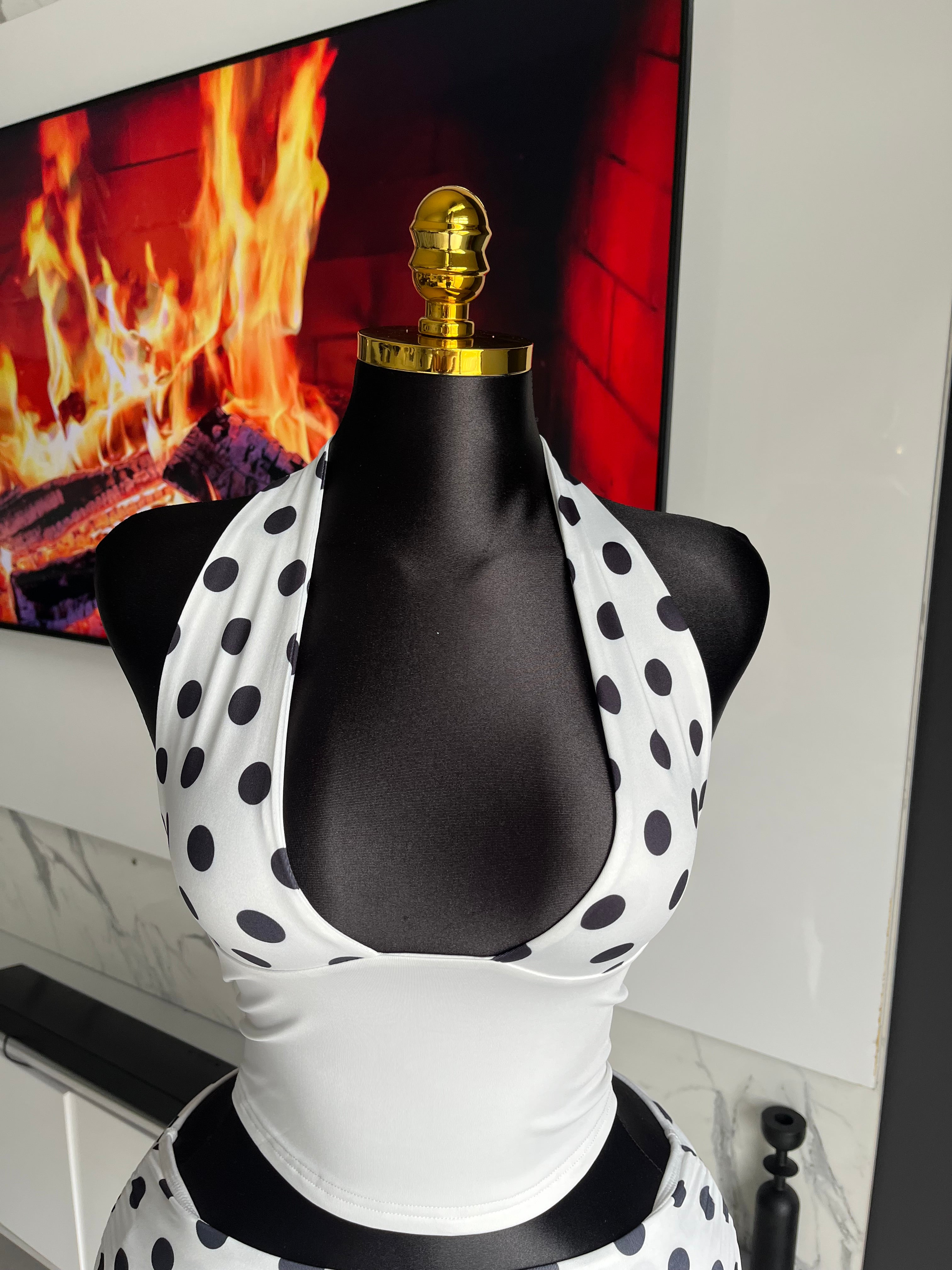 Gia Polka Dot Capri Set