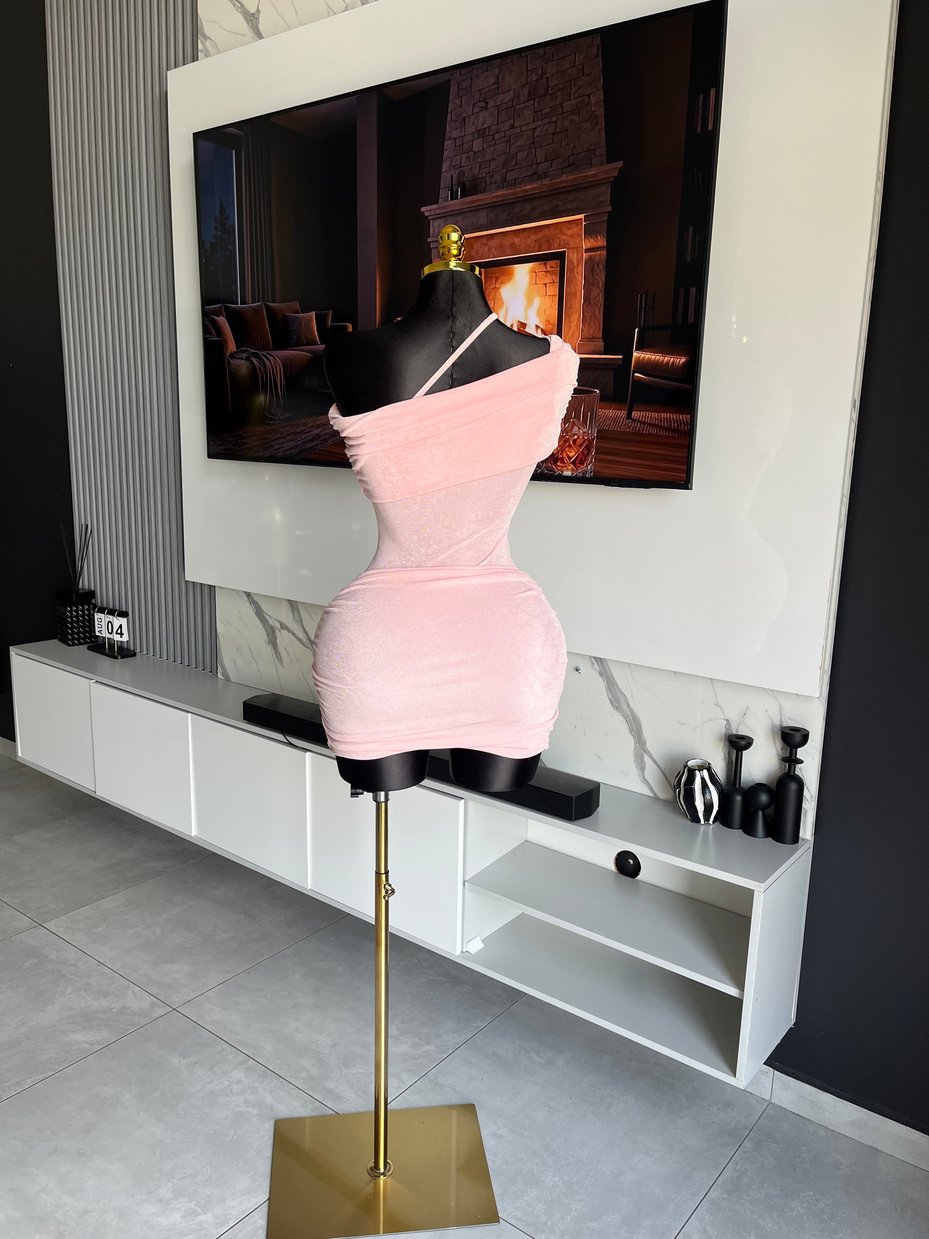 Kadie Cut-Out Ring Mini Dress