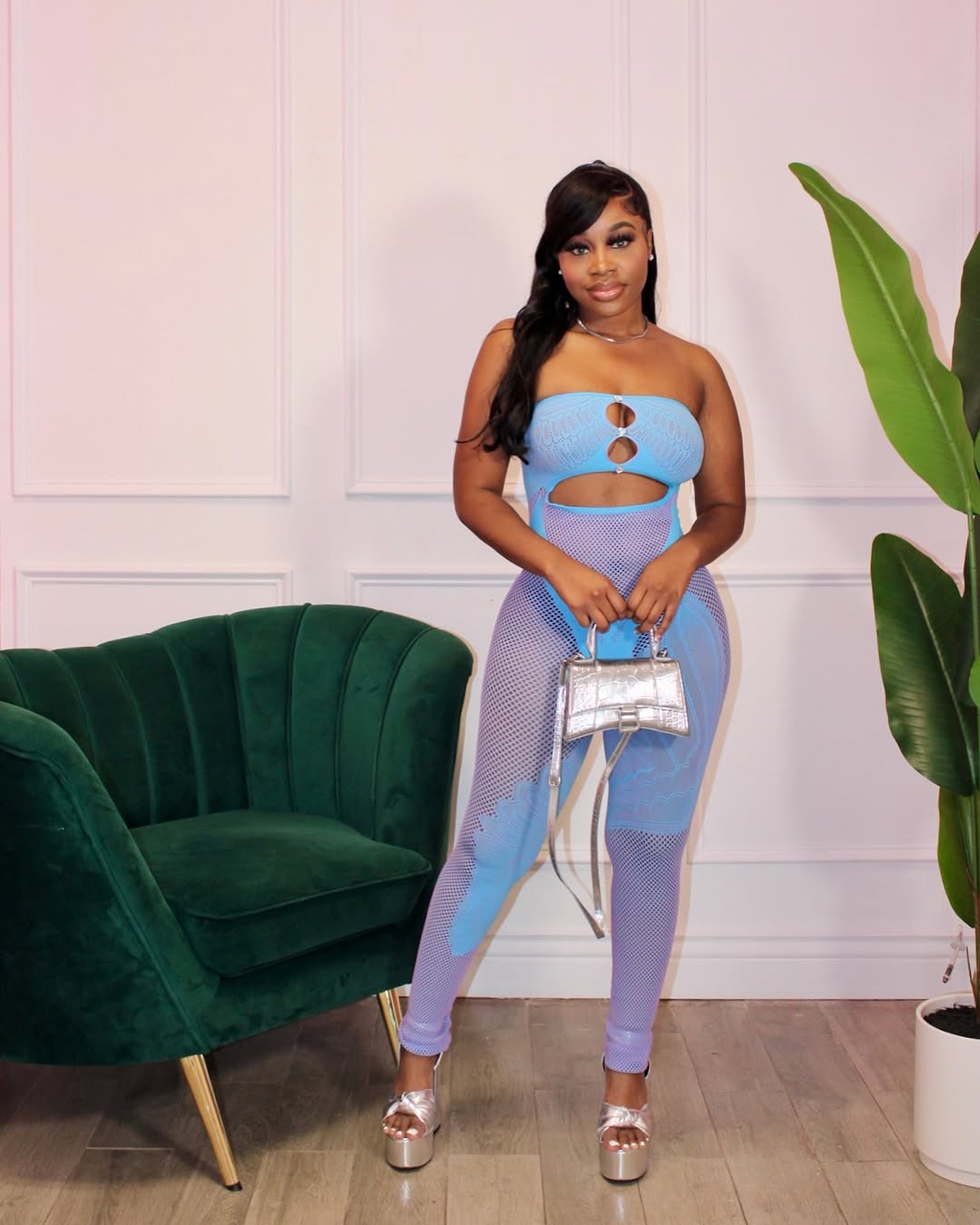 Celeste Mesh Jumpsuit
