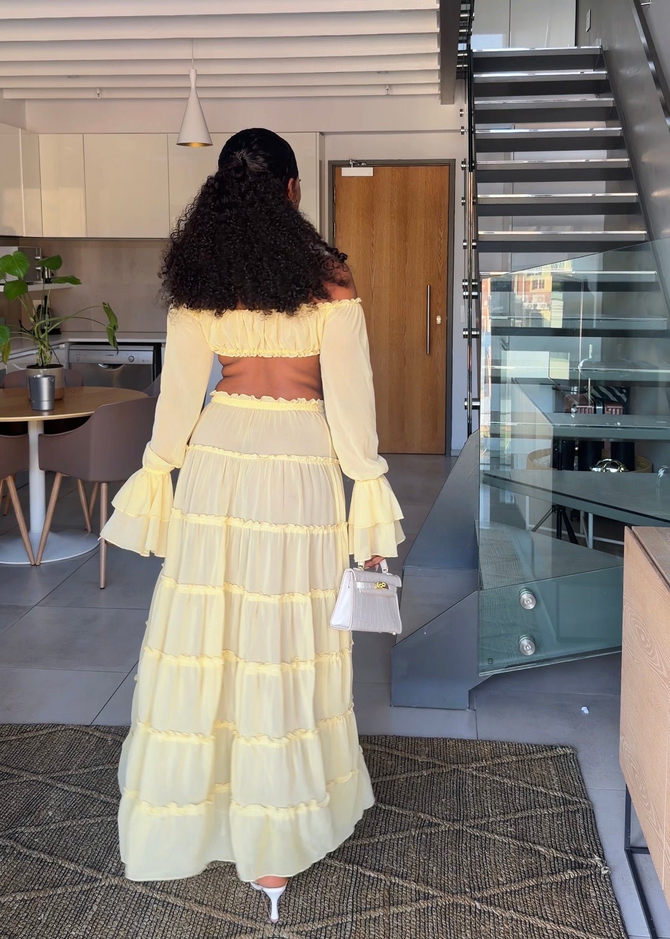 Isla Ivory Two-Piece Maxi Set