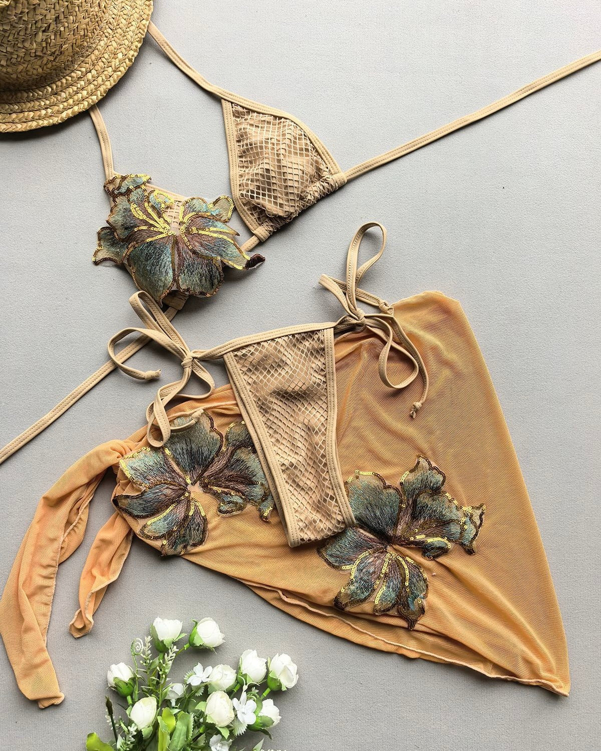 Yanna Butterfly Detail Bikini Set