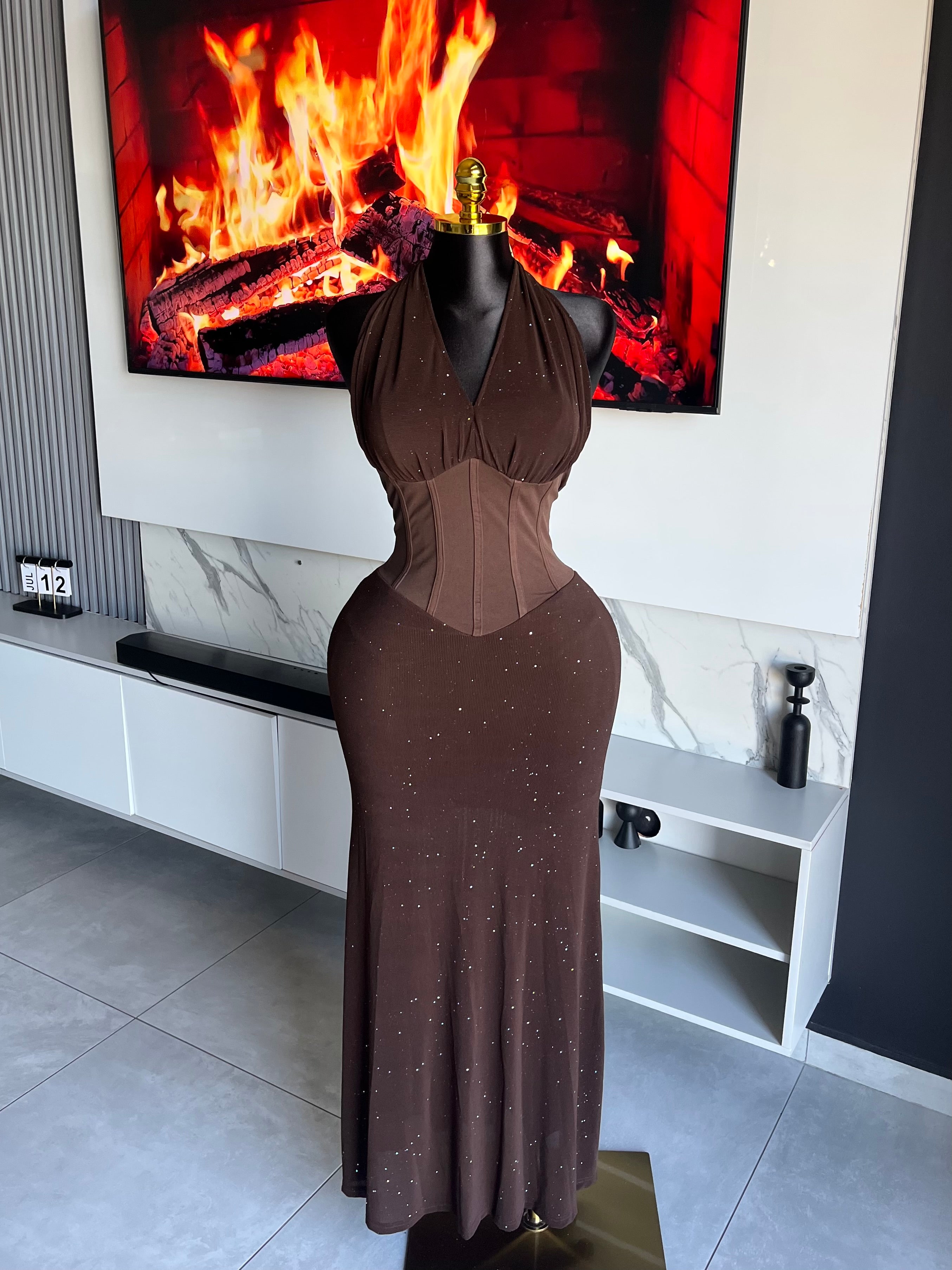 Rave Corset Maxi Dress