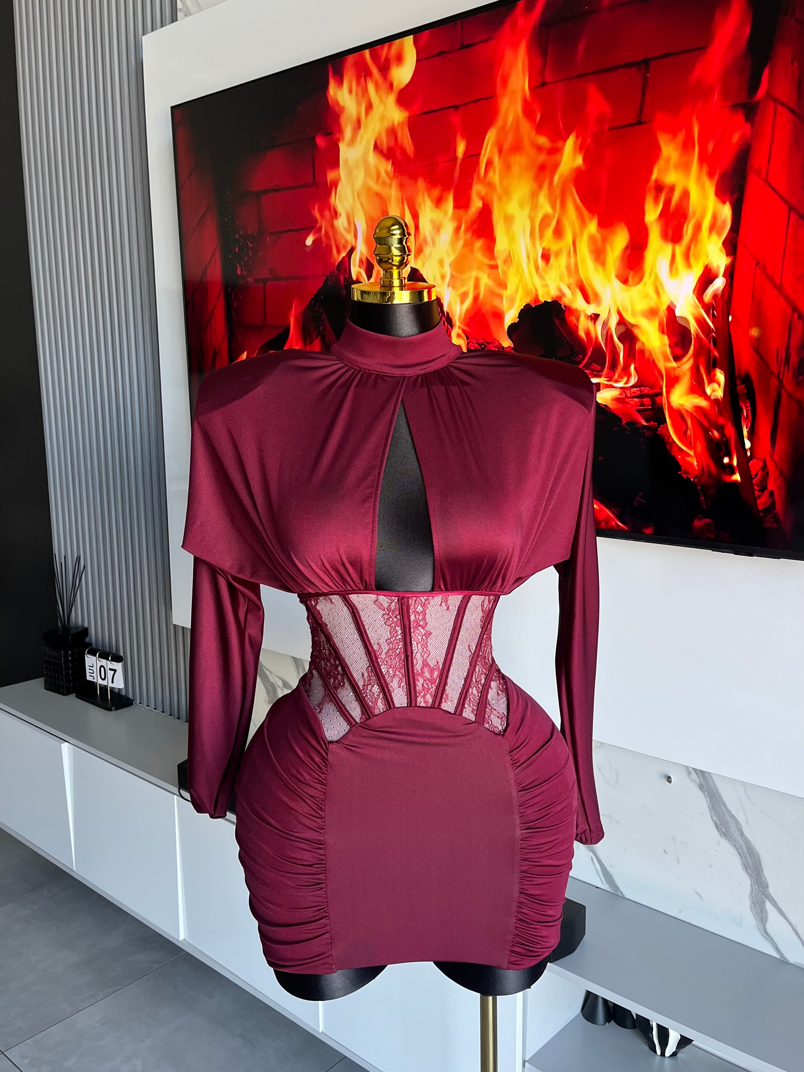 Regina Lace Corset Mini Dress