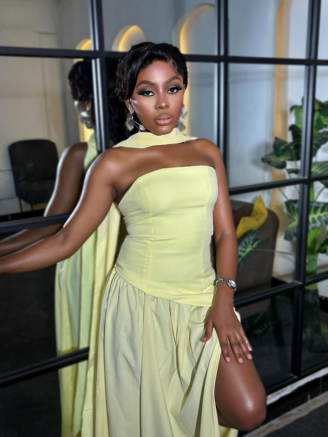 Amara Draped Elegance Gown