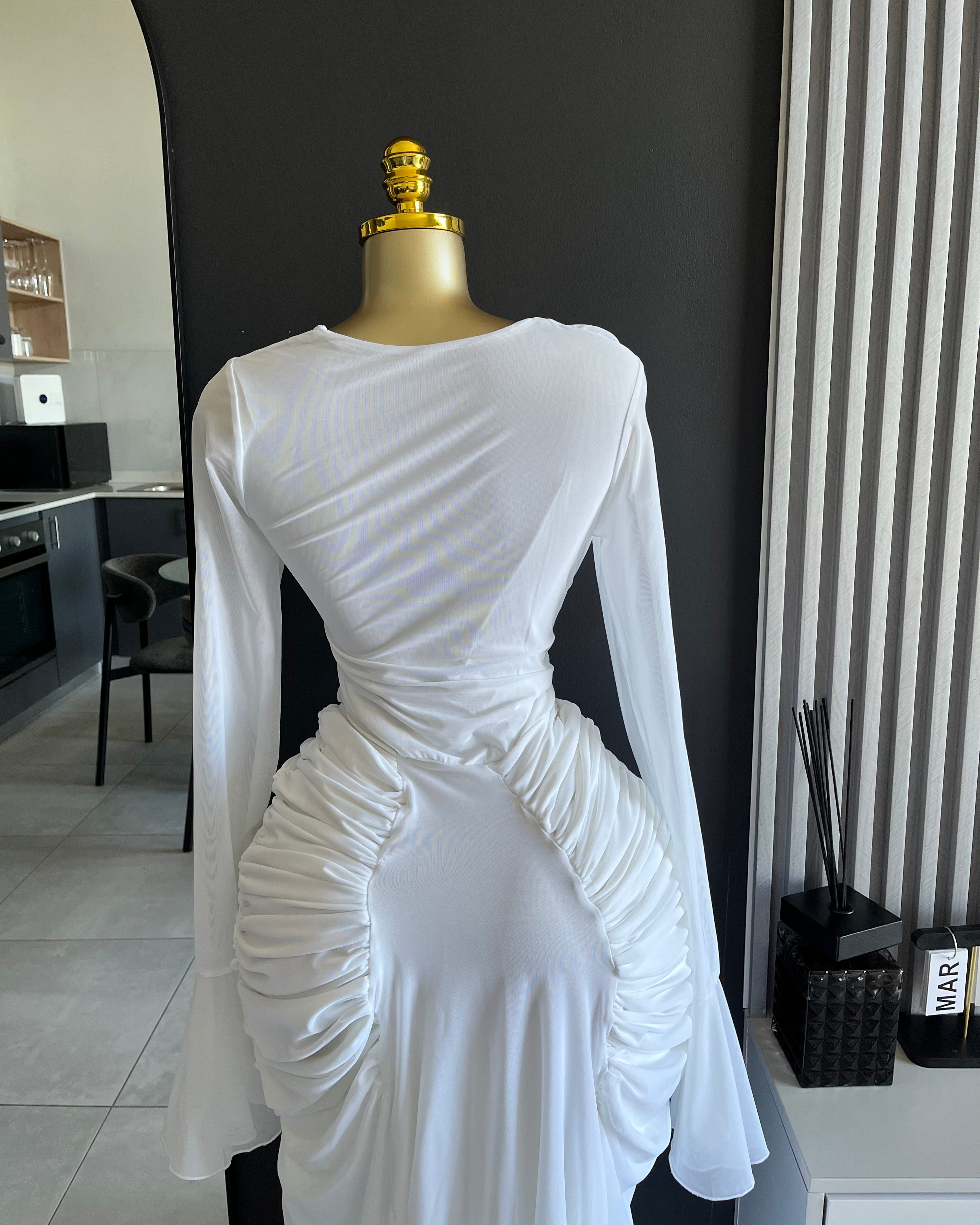 Olivette Draped Maxi Dress