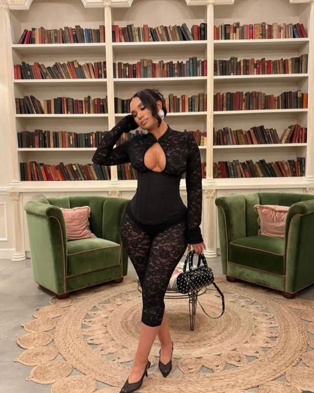 Steph Lace Corset Jumpsuit