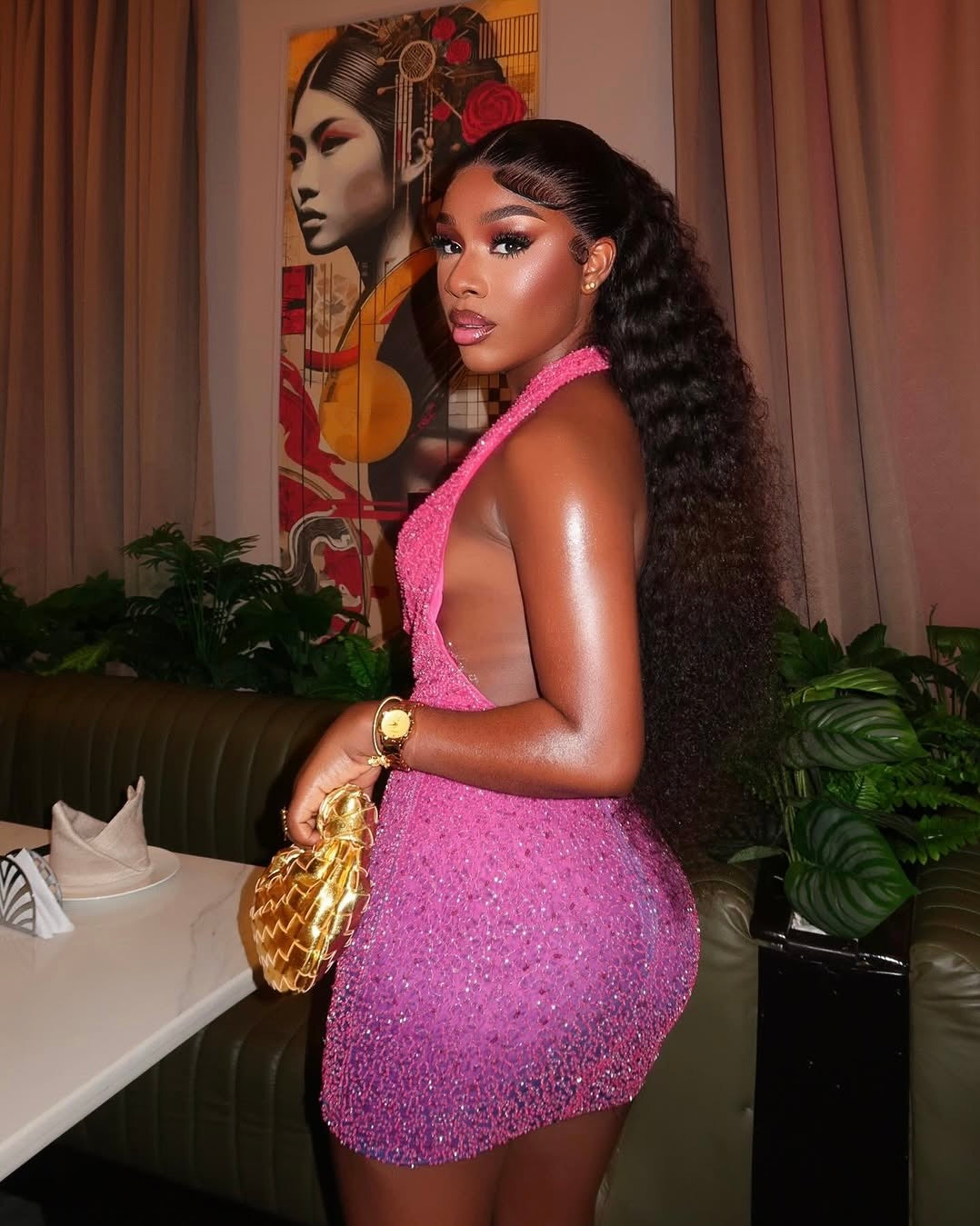Aria Aqua Mini Dress