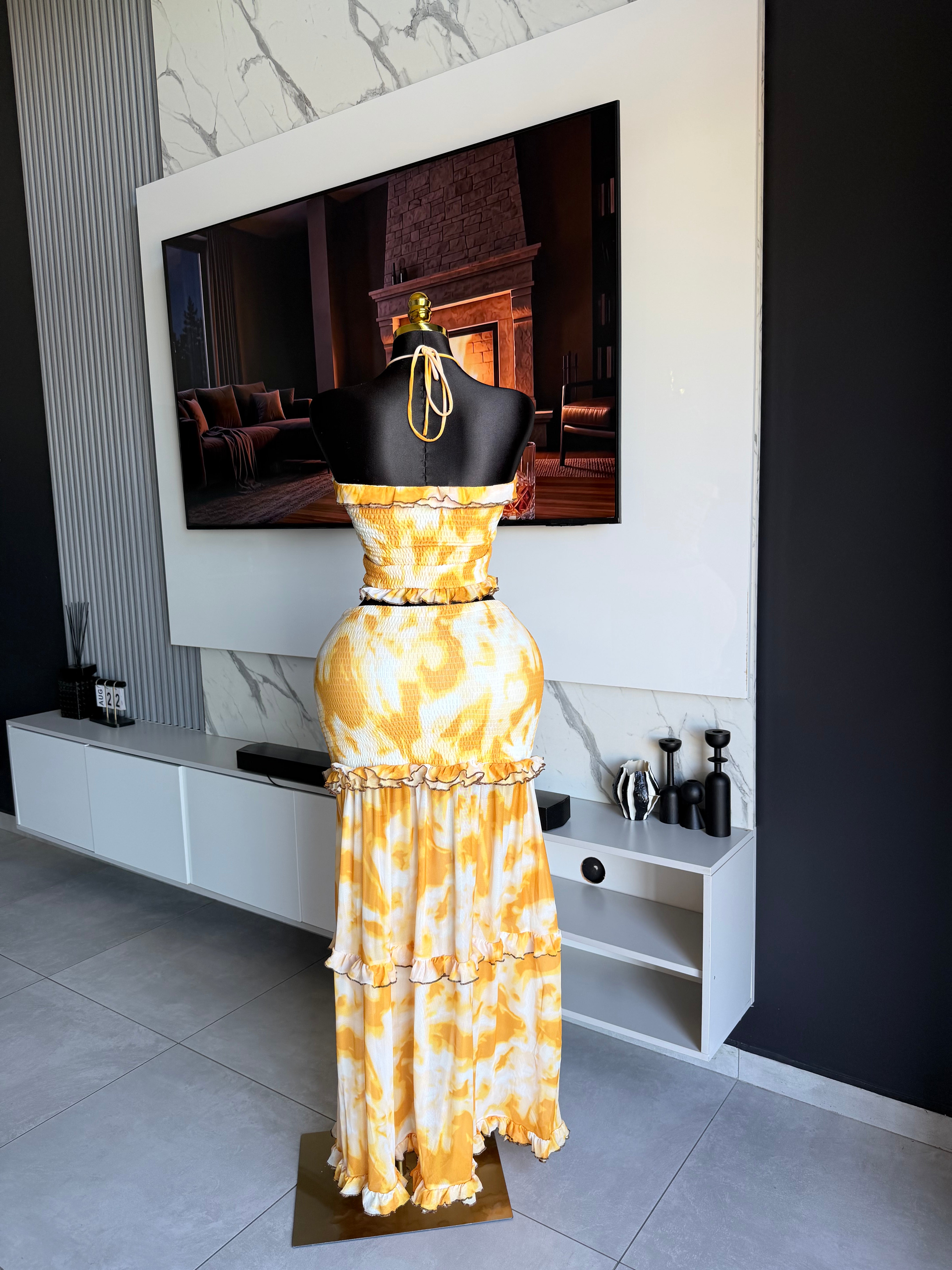 Solara Tiered Tie-Dye Maxi Dress