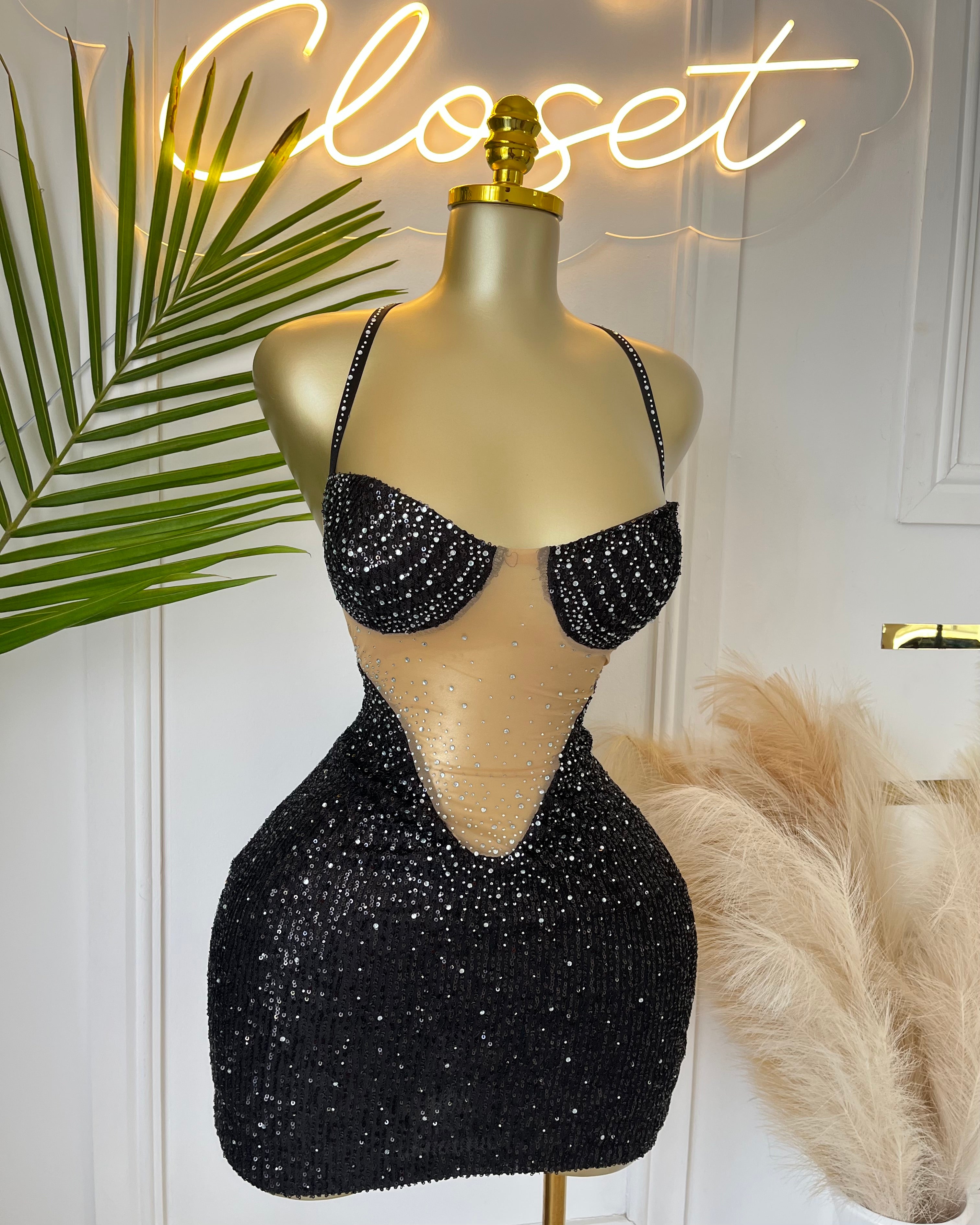 Tenley Embellished Mini Dress