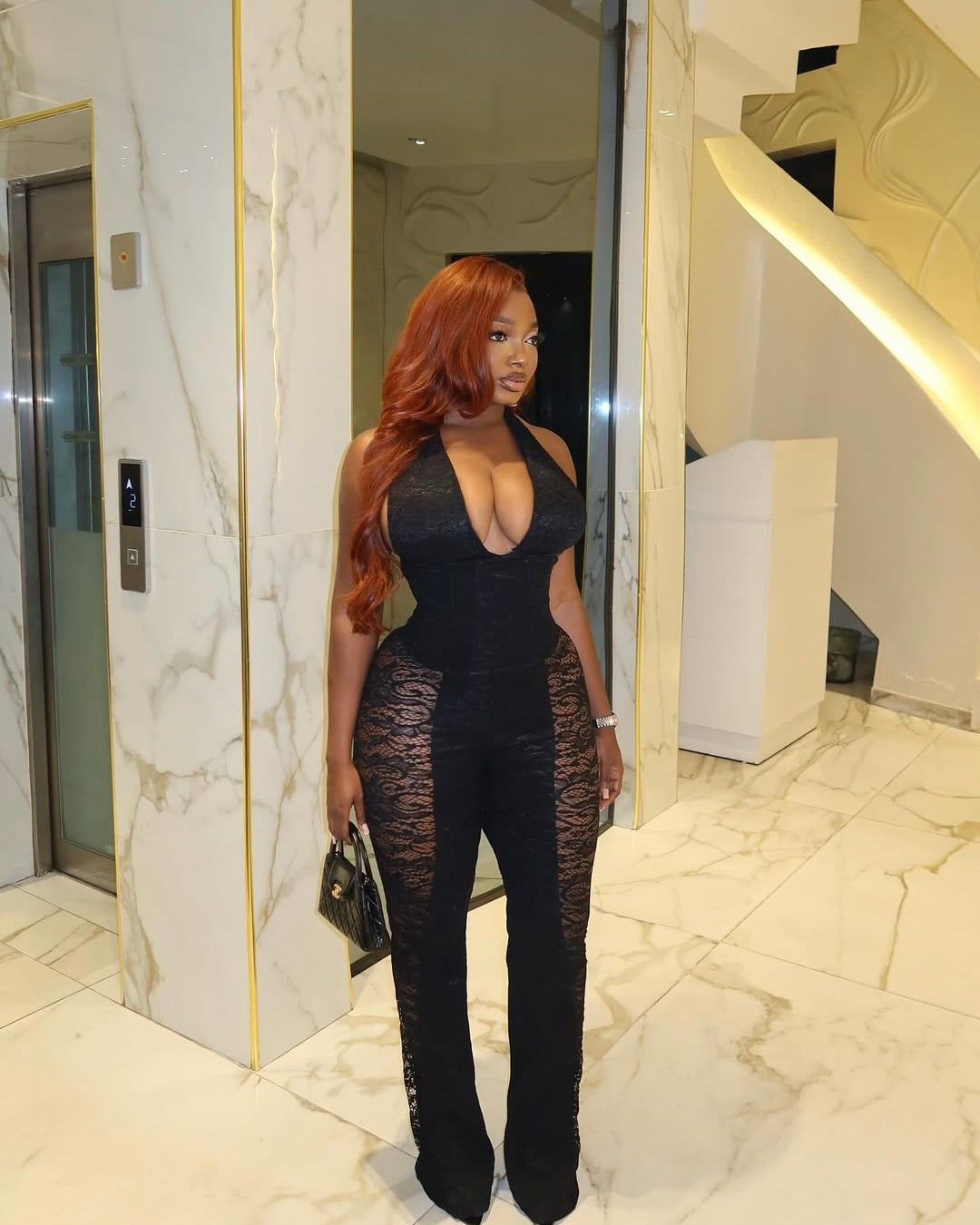 Soraya Lace Corset Jumpsuit