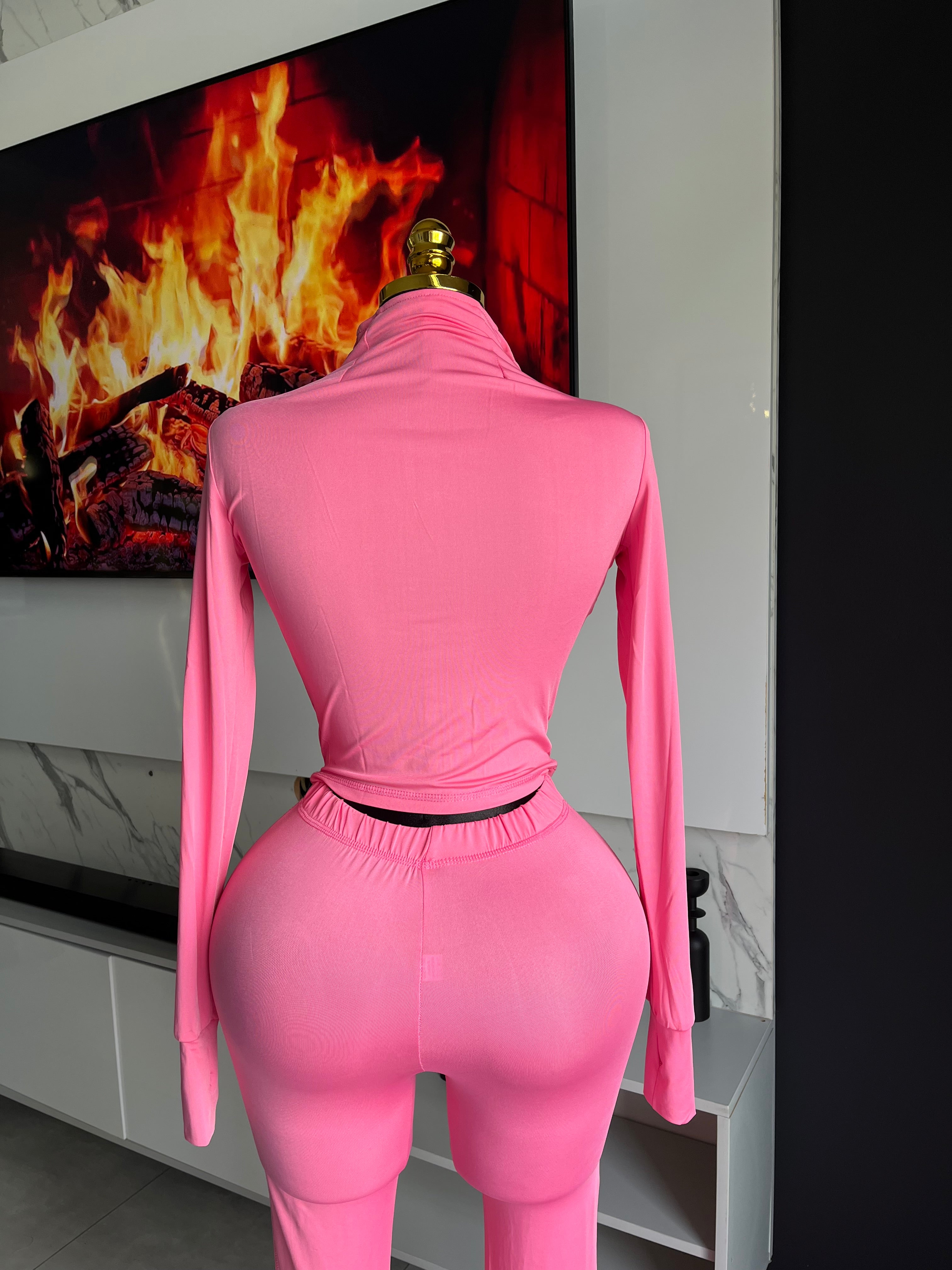 Nova Zip-Up Flare Pant Set