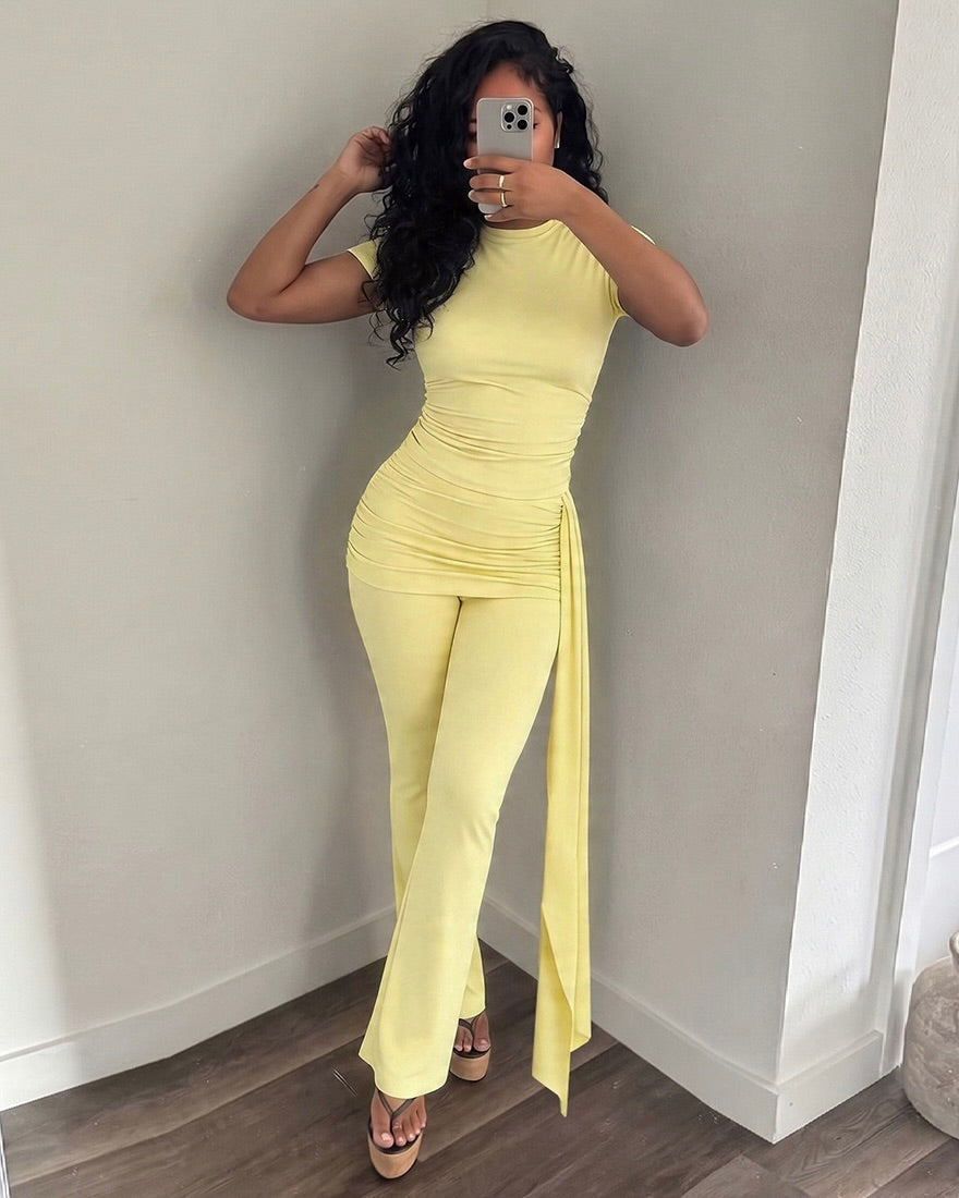 Charlotte Drape Pant Set