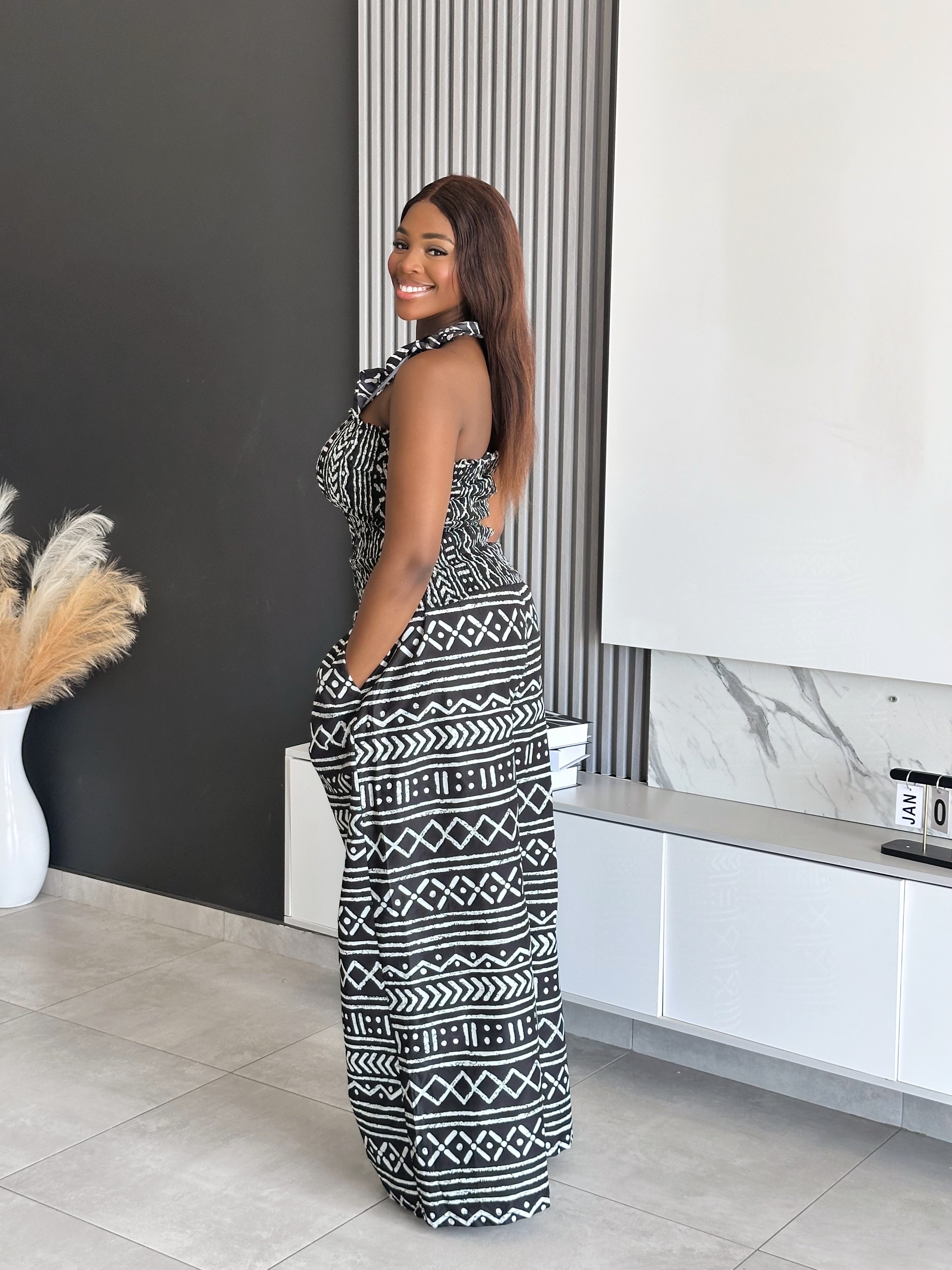 Tribal Noir Jumpsuit
