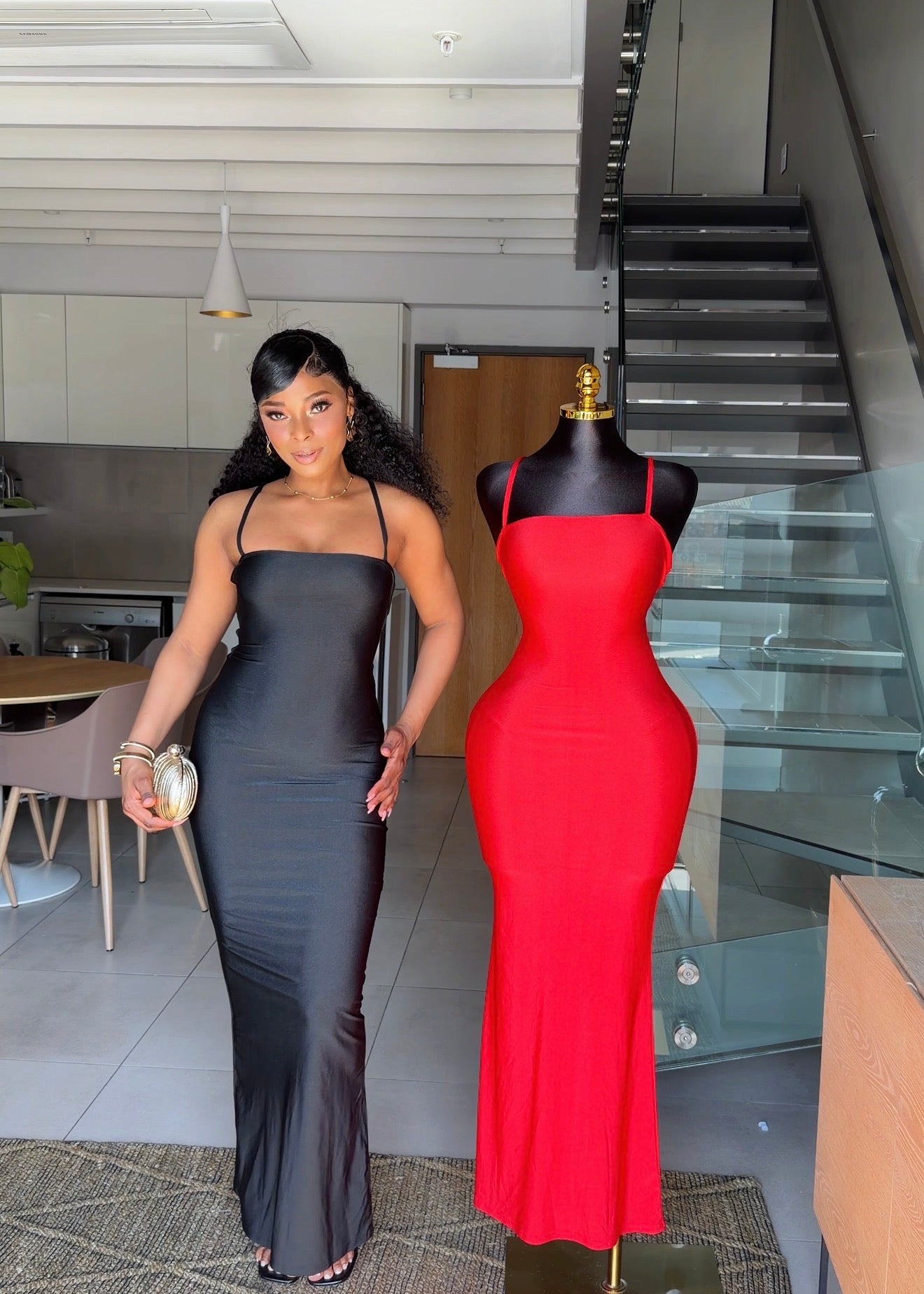 Nadia Open-Back Maxi Dress