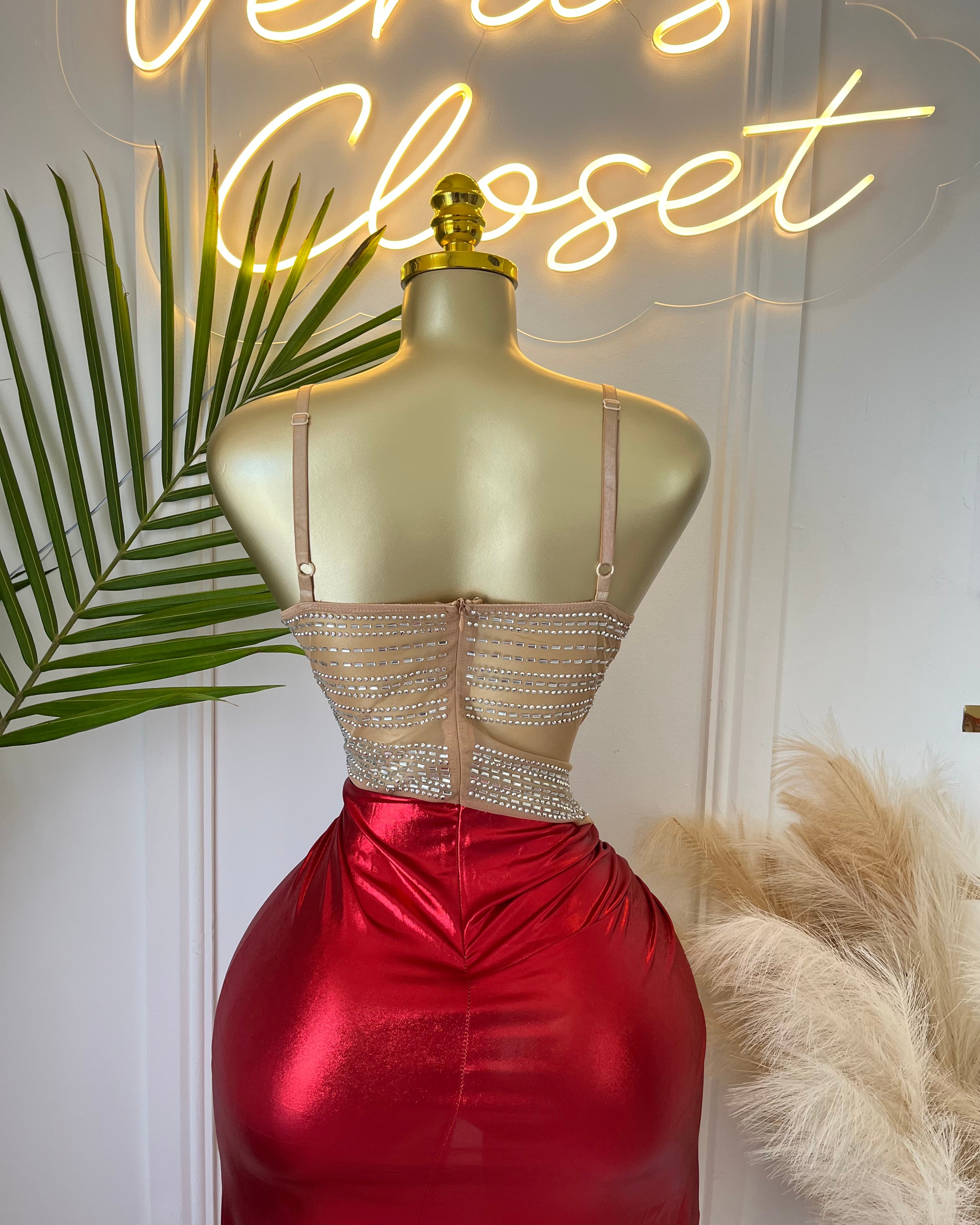 Lorne High Slit Dress