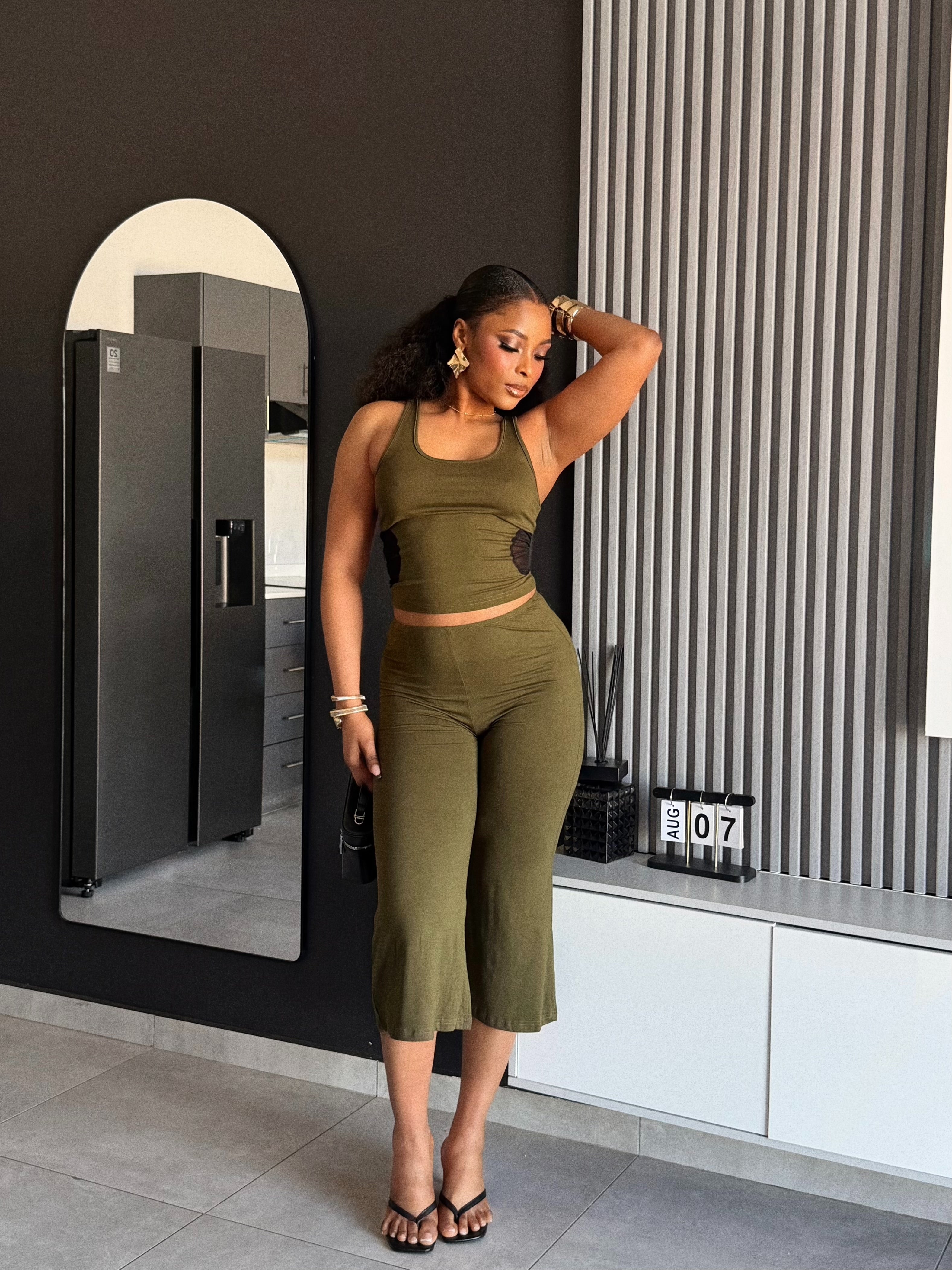 Kaia Contour Flare Two-Piece Set