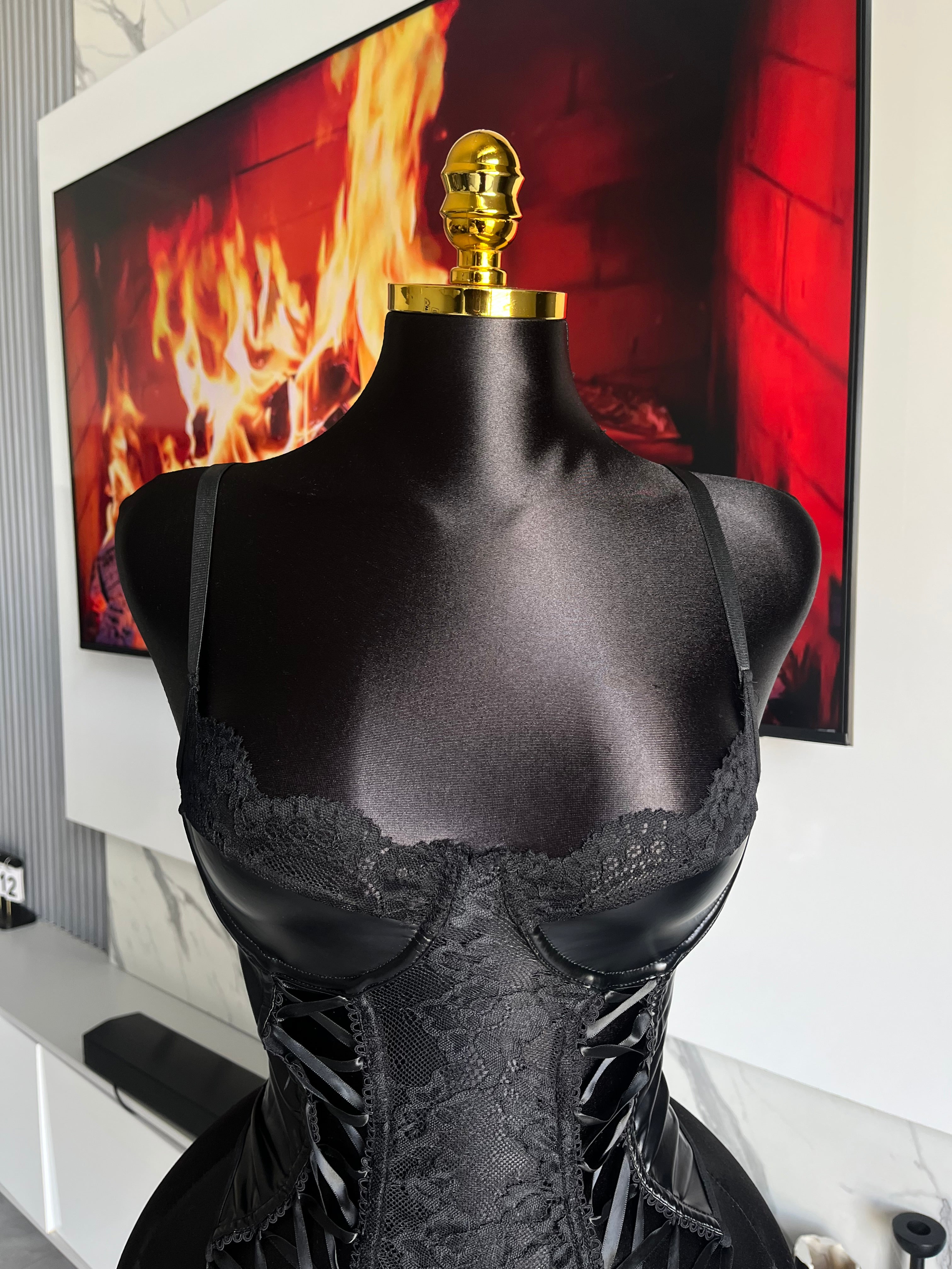 Sweet Sensation Lace Corset Bodysuit