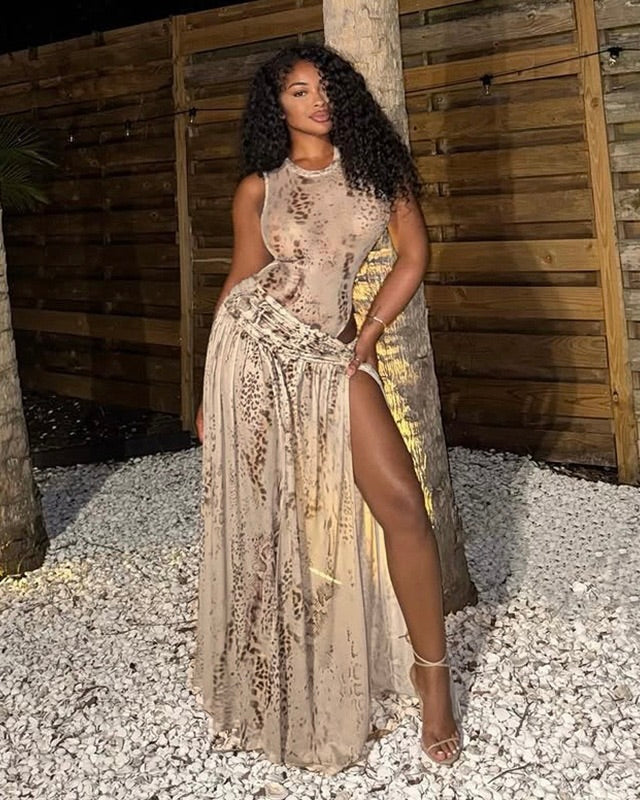 Hailey Printed Maxi Set