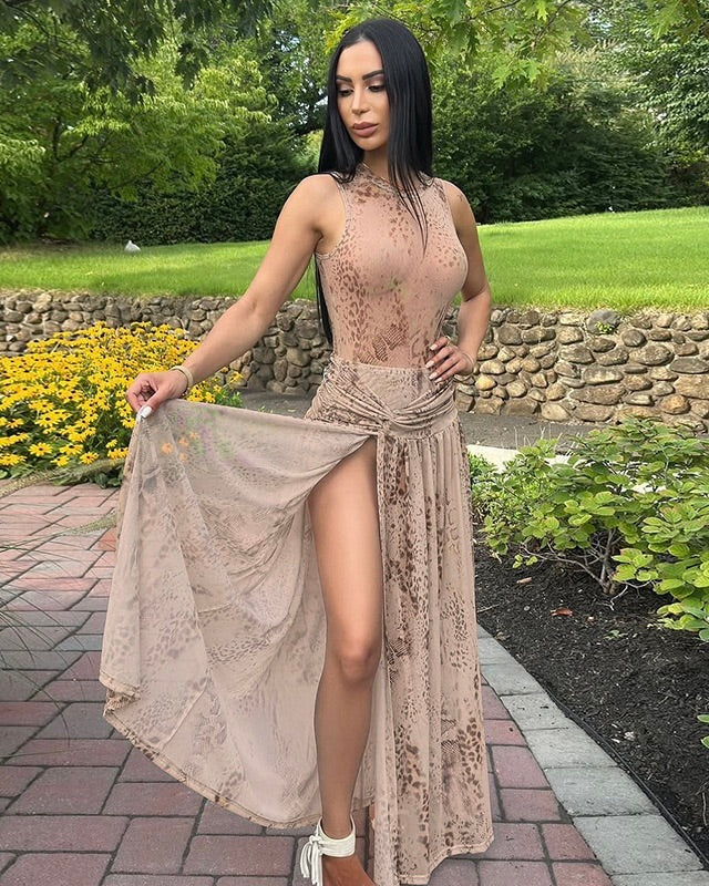 Hailey Printed Maxi Set