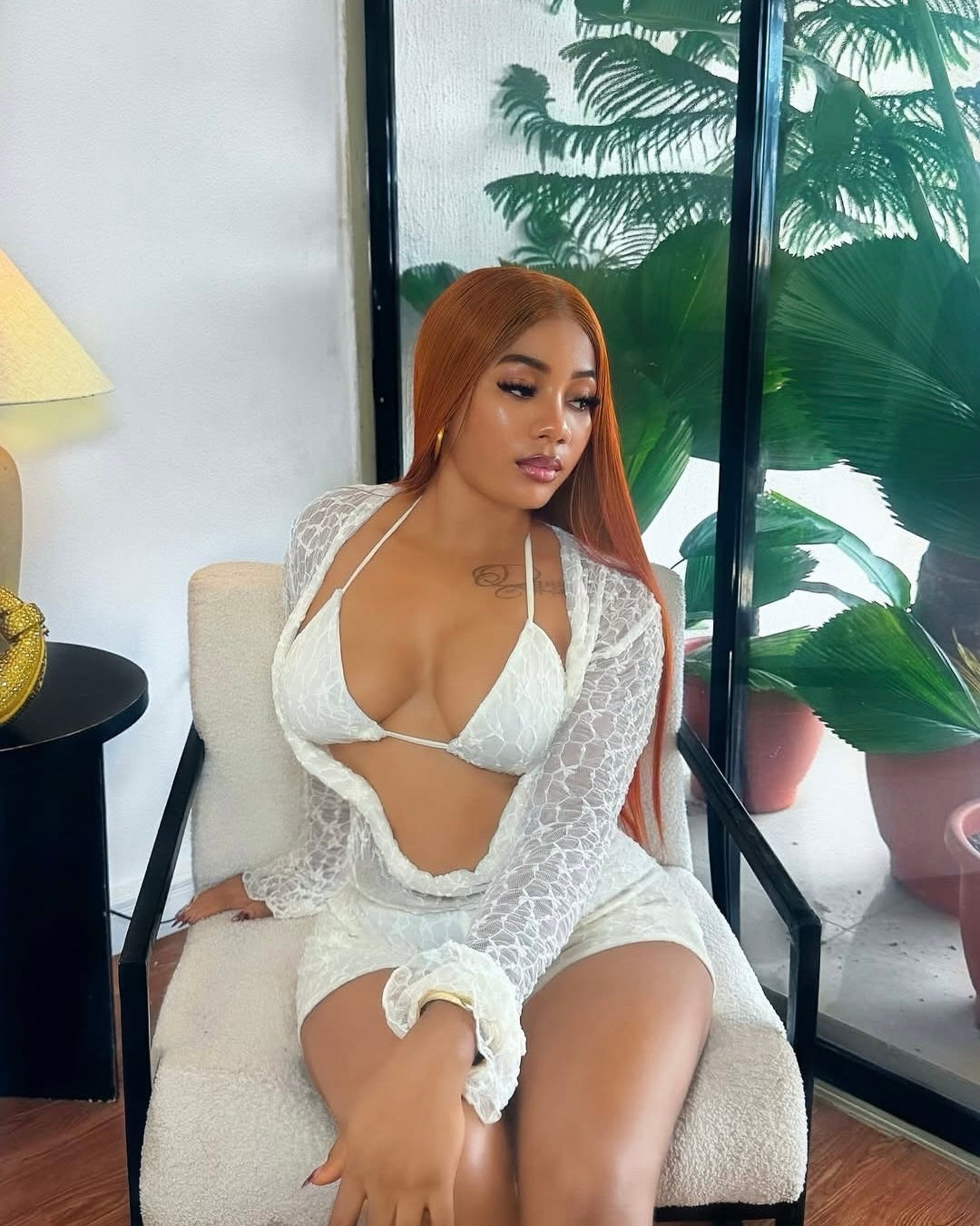 Mina Lace Drape Bodycon Playsuit