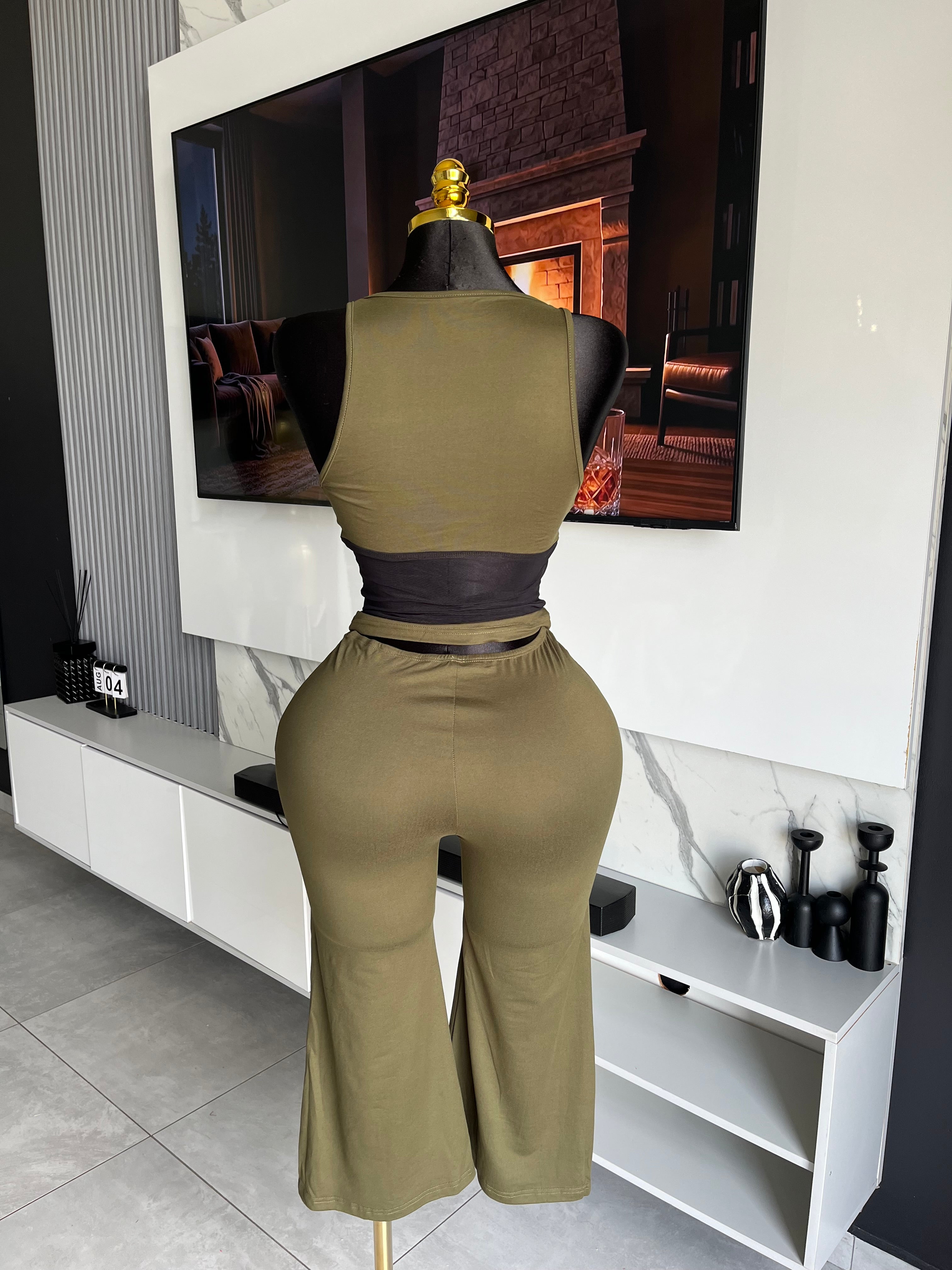 Kaia Contour Flare Two-Piece Set