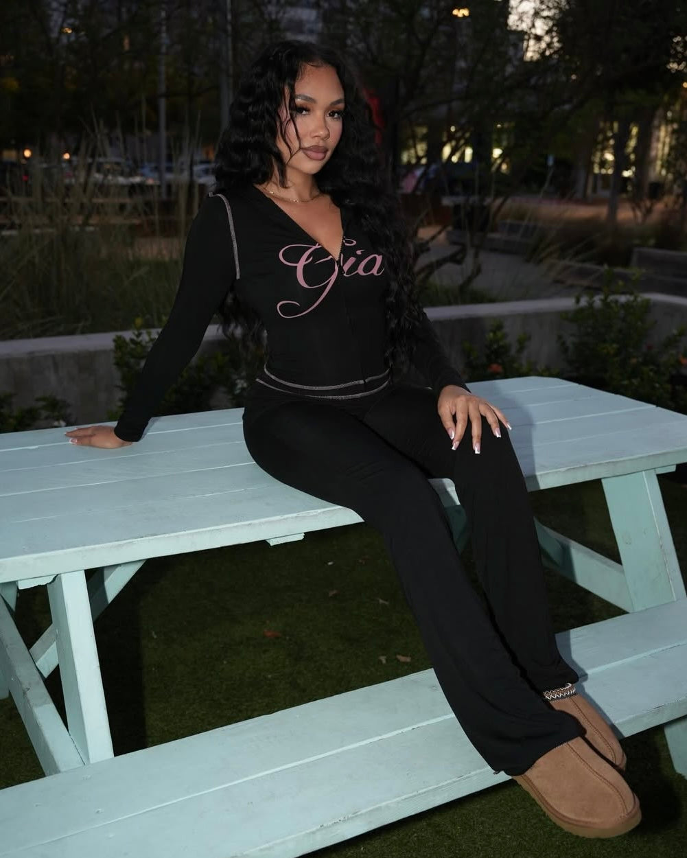 Gia Hooded Pant Set