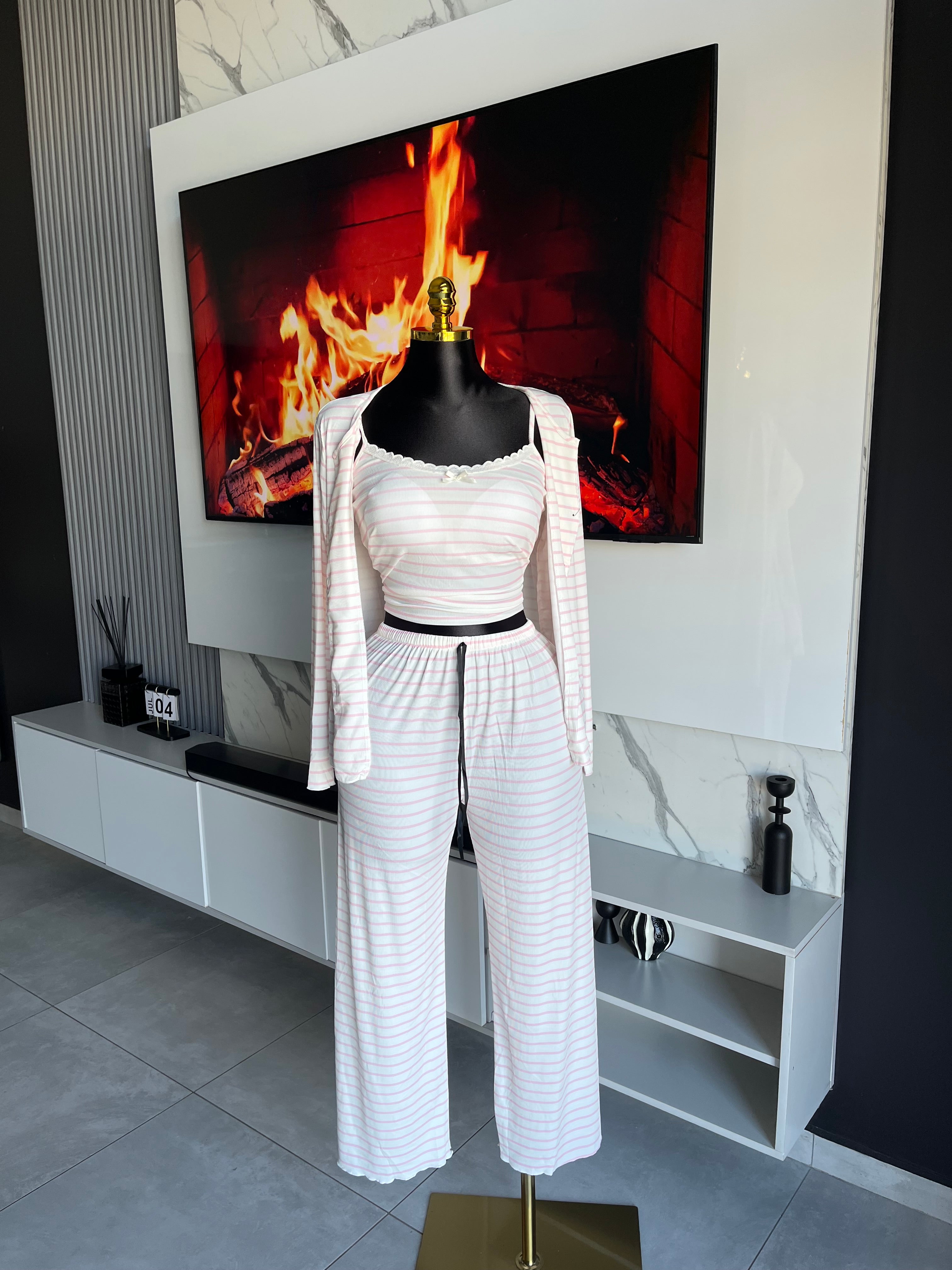 Eileen Striped Lounge Set (4 pieces)