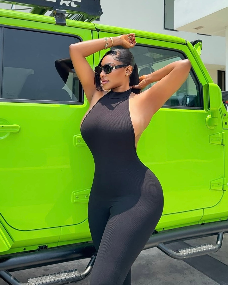 Noir Halter Jumpsuit