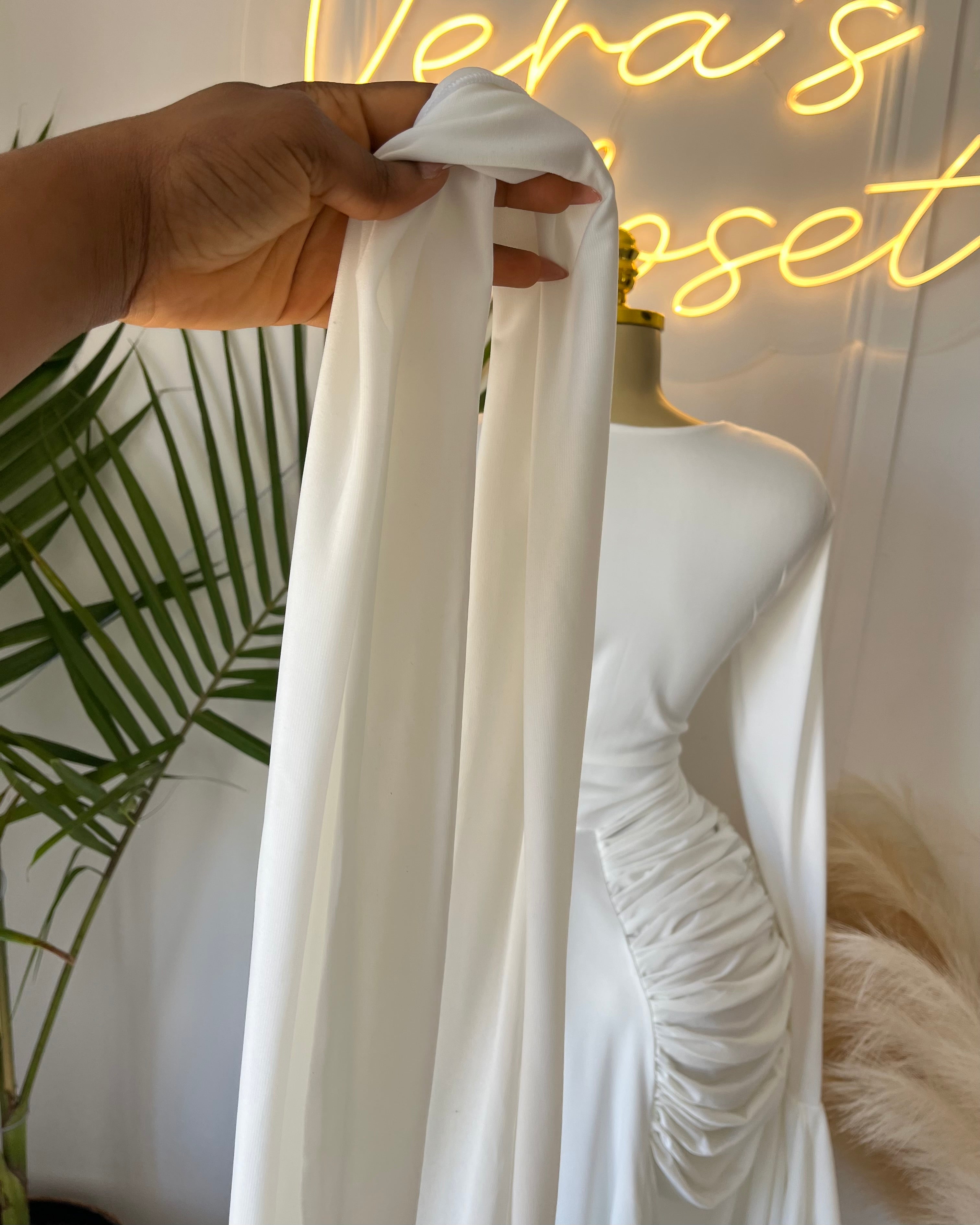 Olivette Draped Maxi Dress