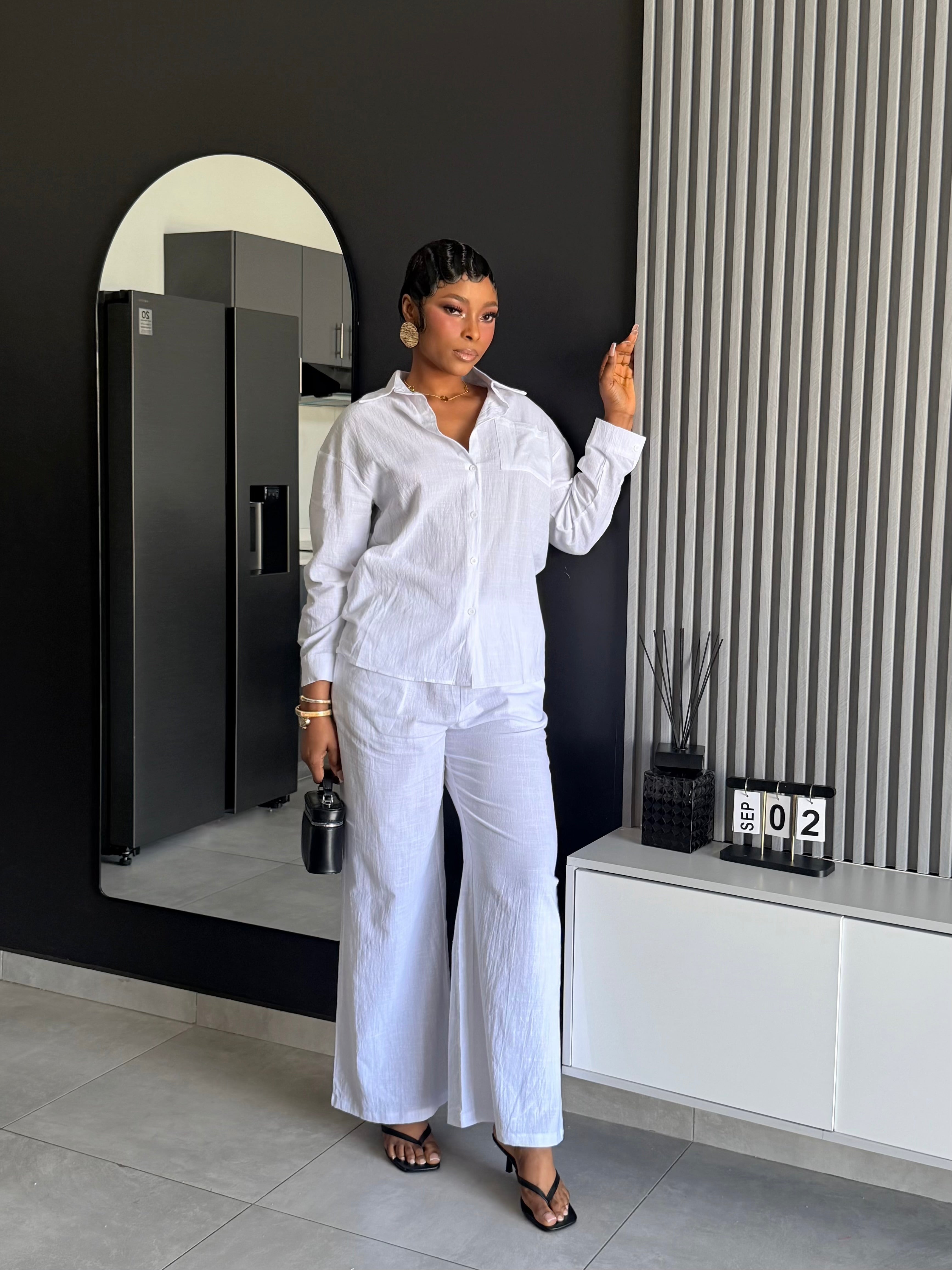 Solene Linen Lounge Set