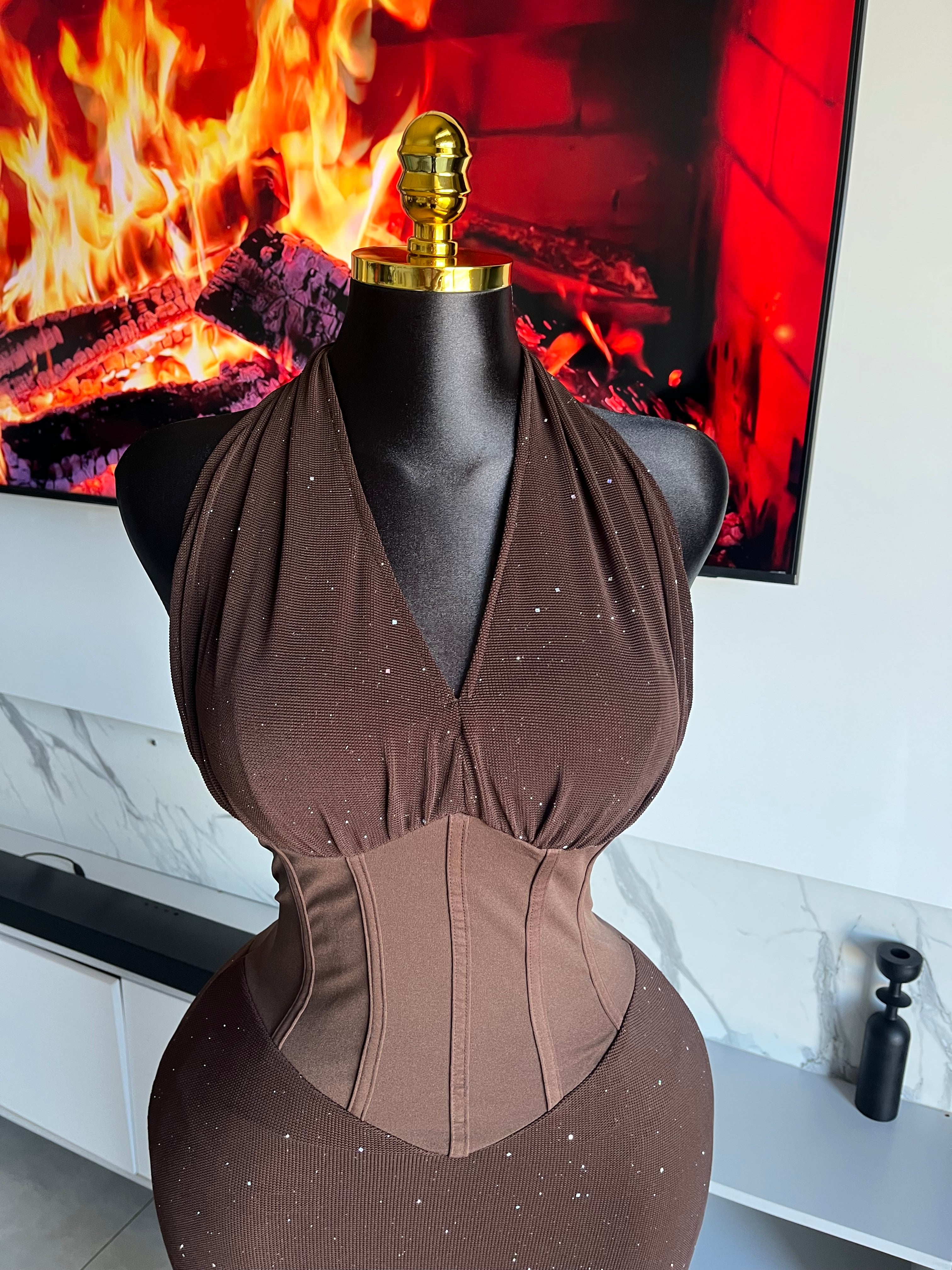 Rave Corset Maxi Dress