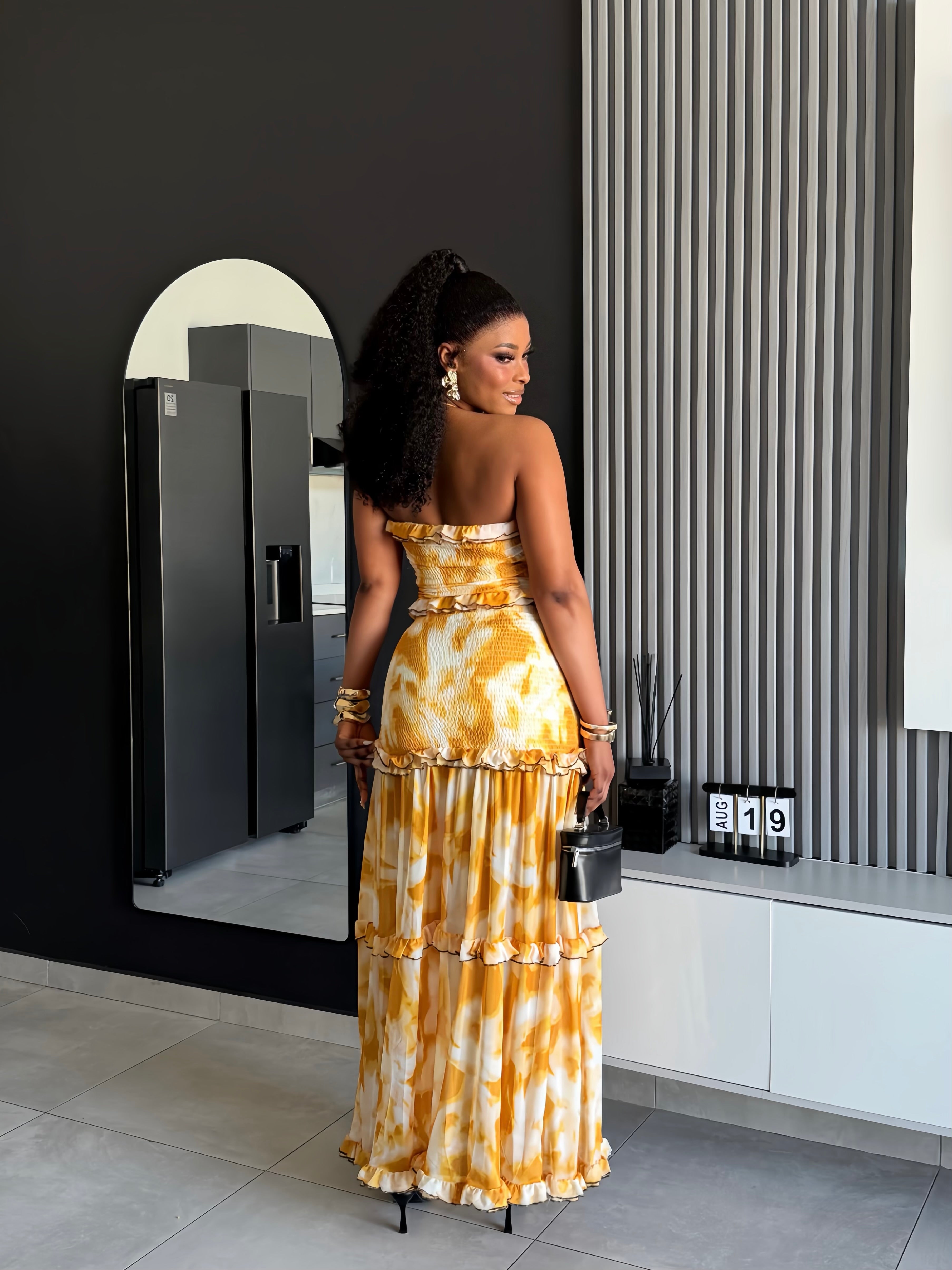 Solara Tiered Tie-Dye Maxi Dress
