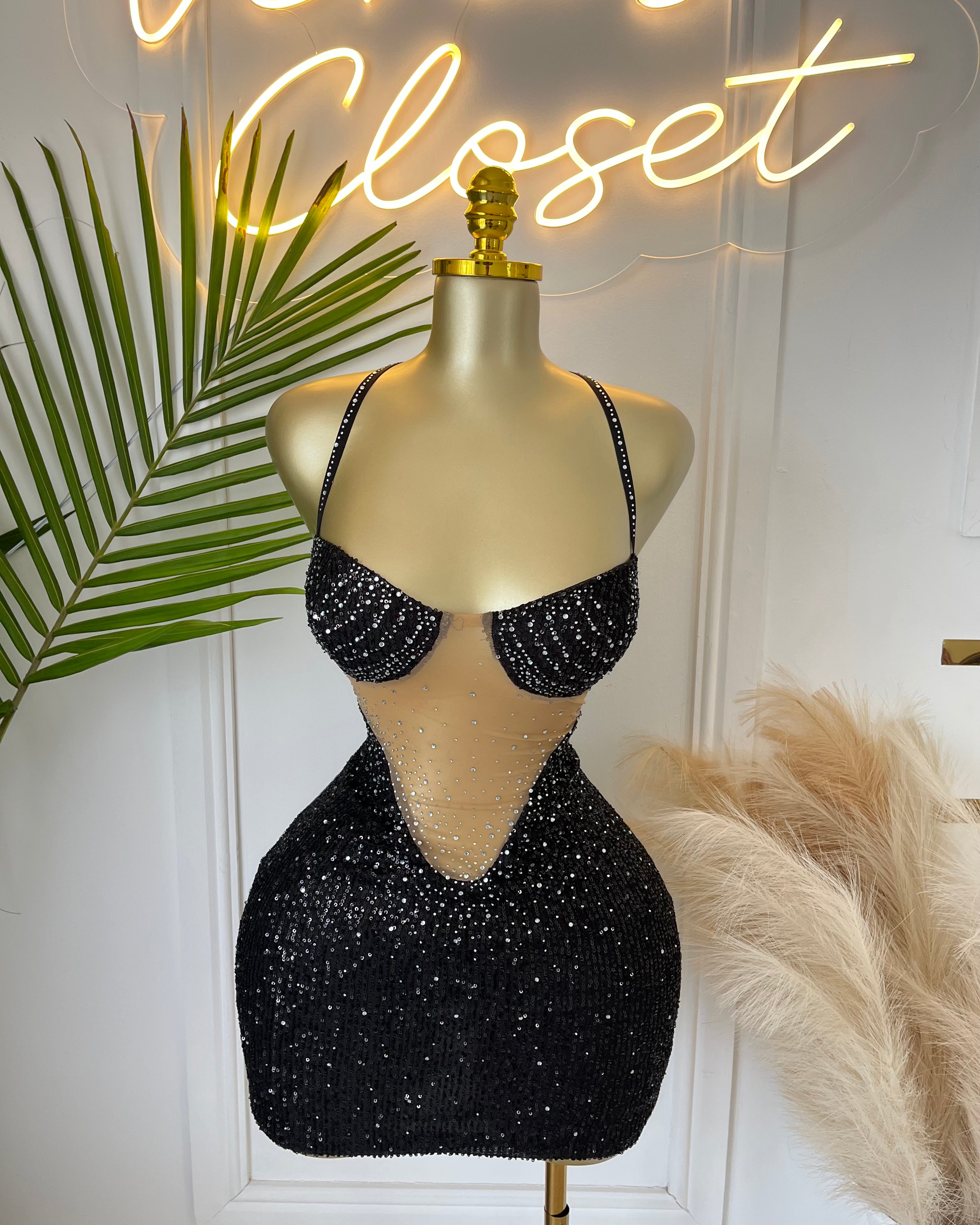 Tenley Embellished Mini Dress