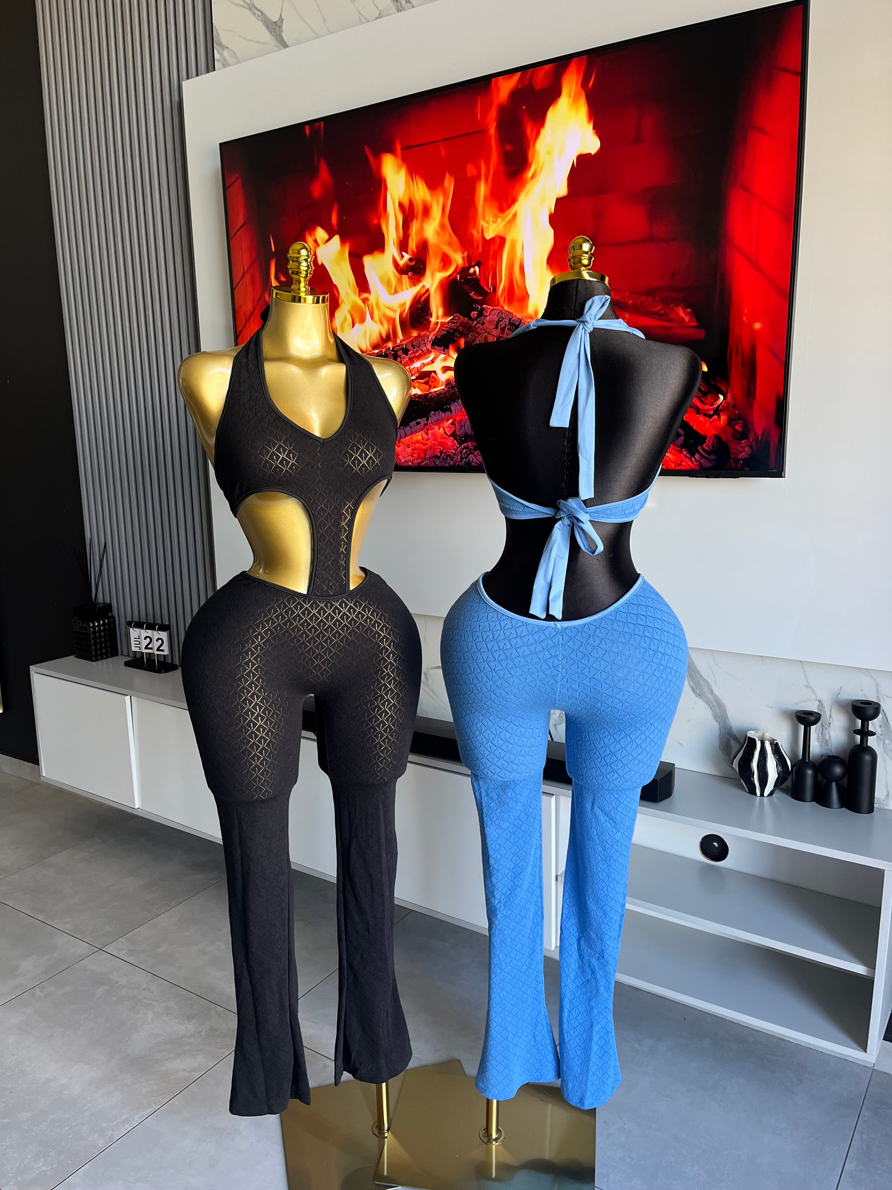 Élodie Cut-Out Flare Jumpsuit