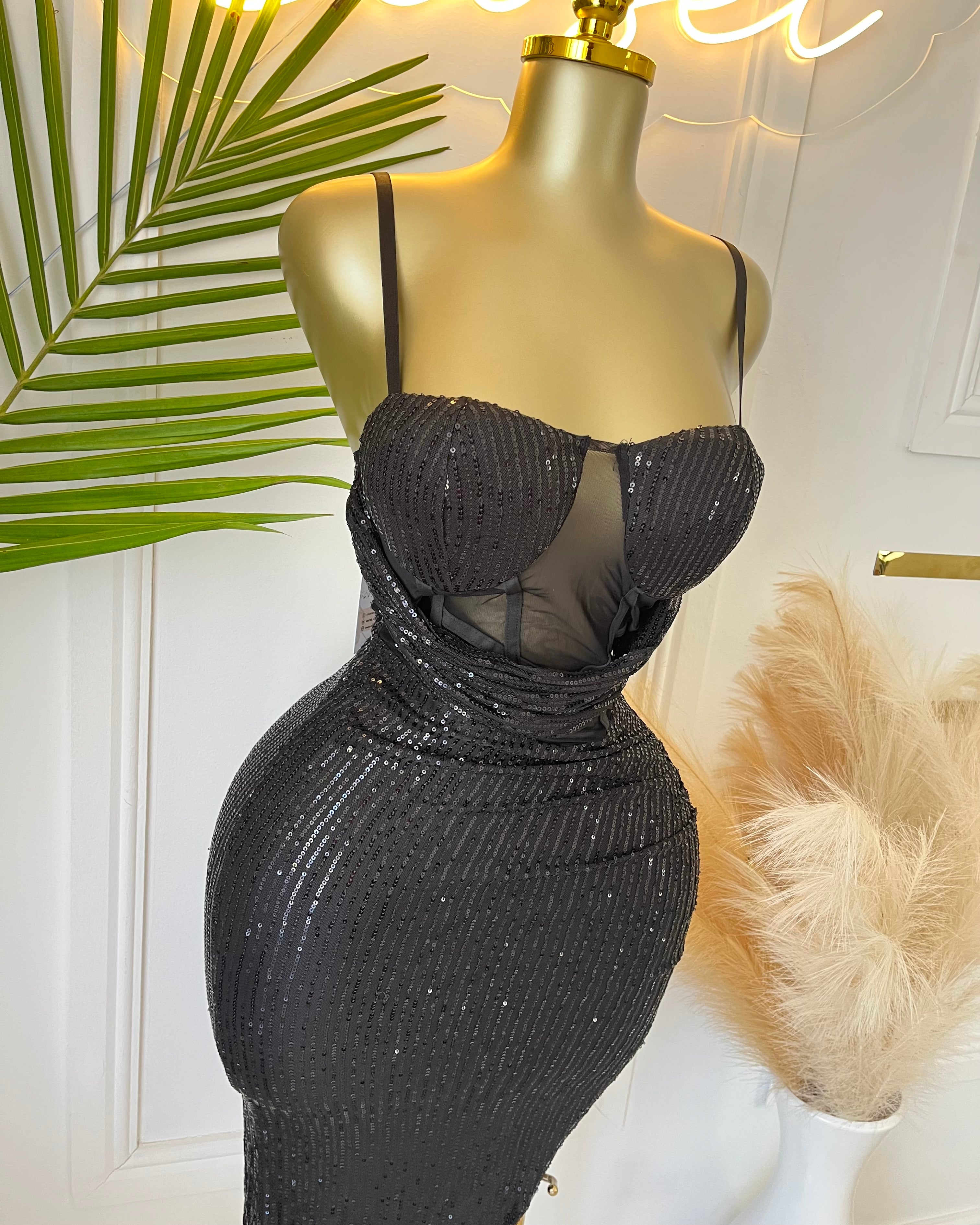 Carmen Glam Midi Dress