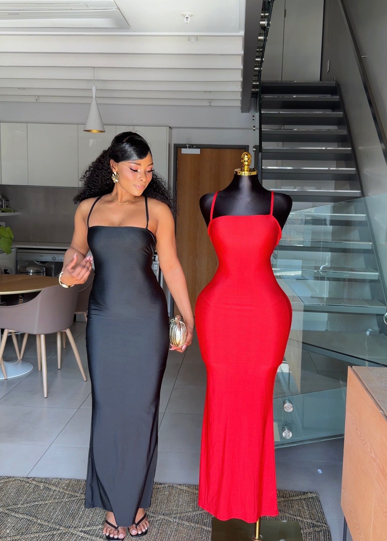 Nadia Open-Back Maxi Dress