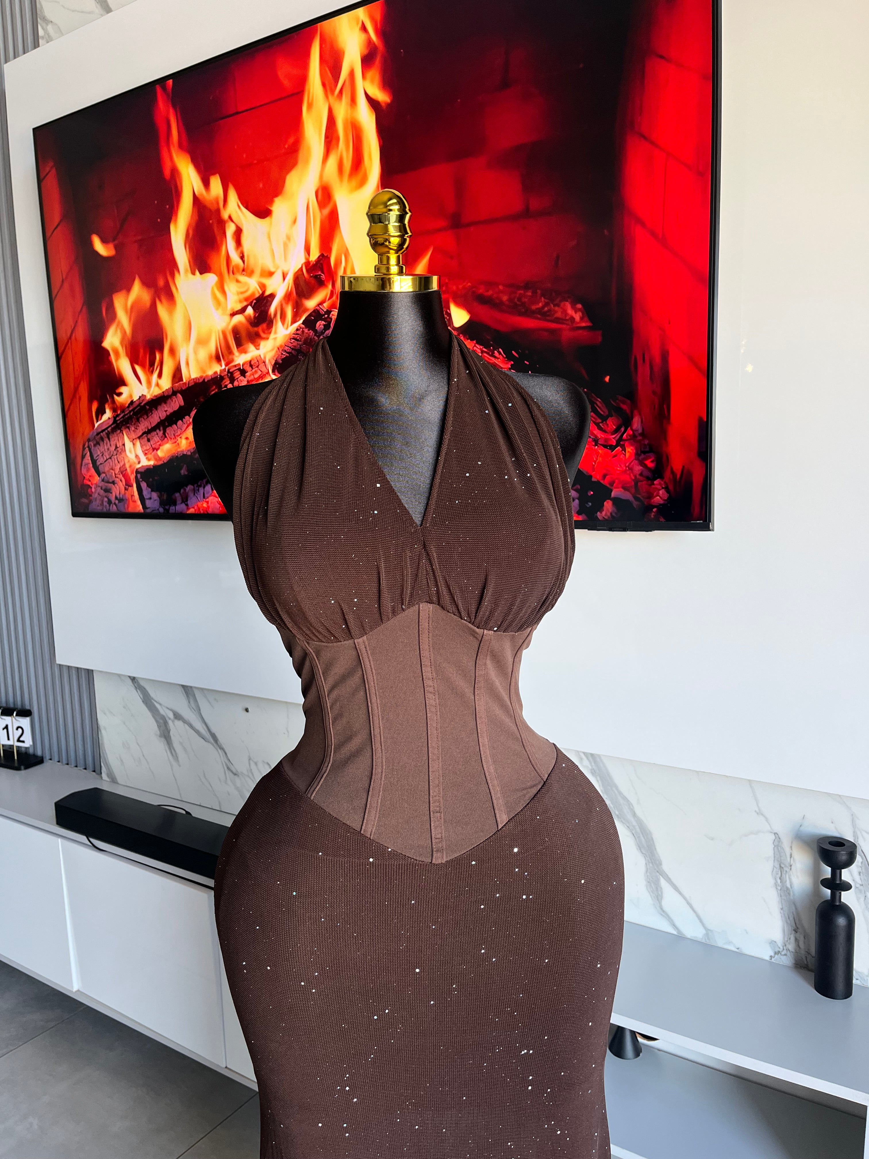 Rave Corset Maxi Dress
