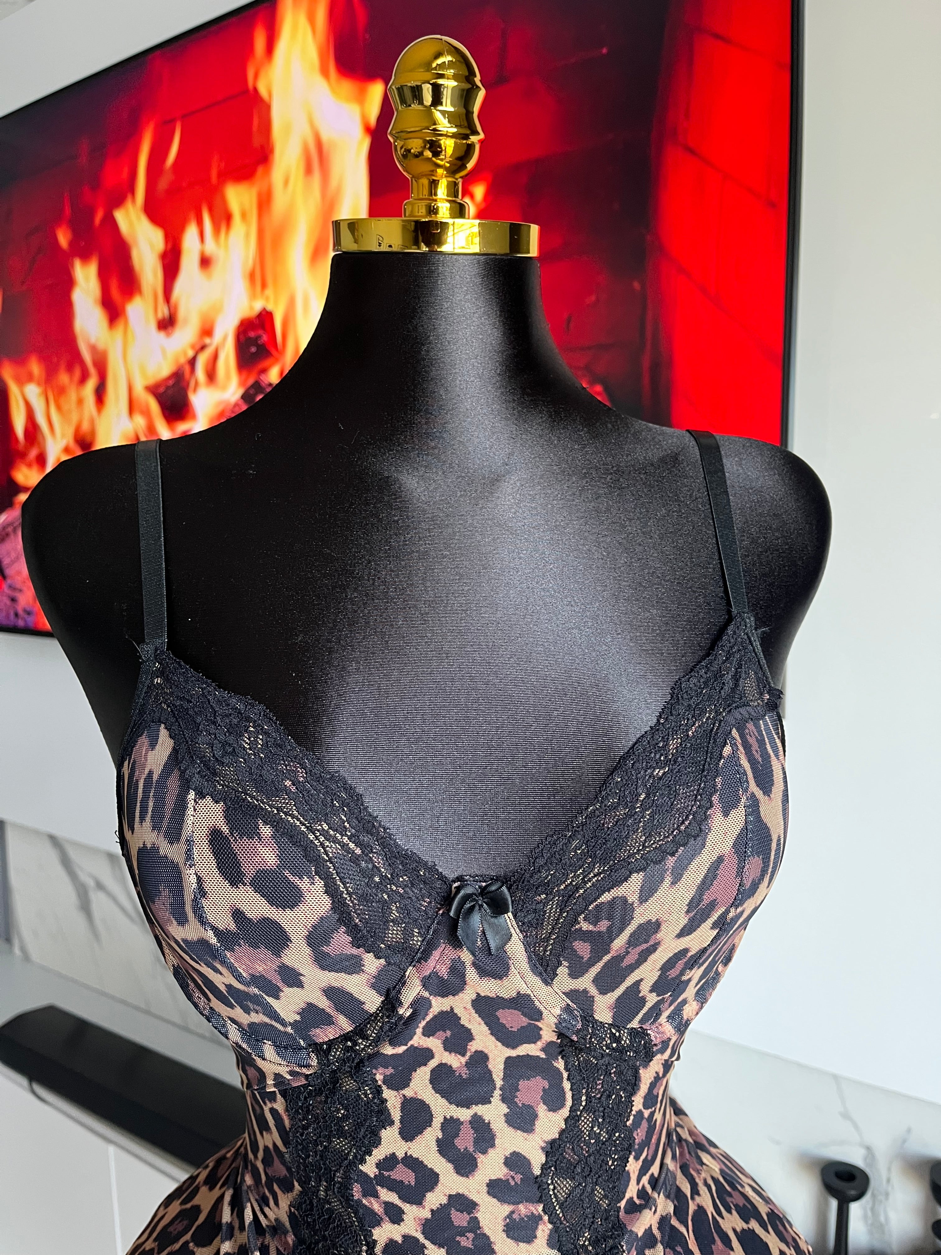 Wild Dreamer Leopard Lace Sleepwear
