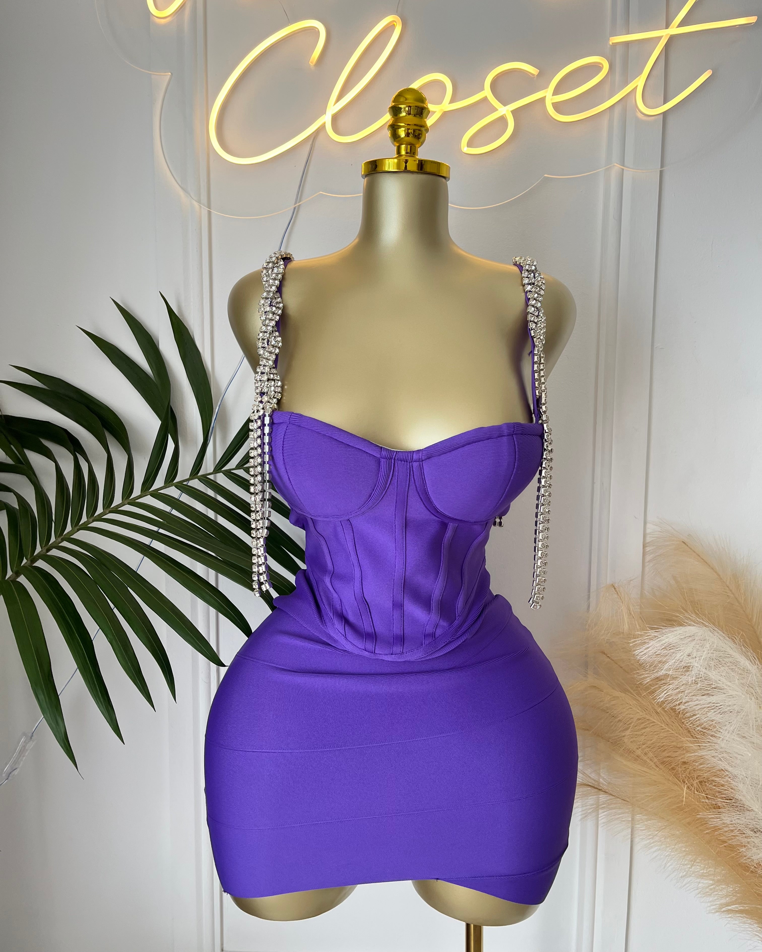 Class Bandage Mini Dress