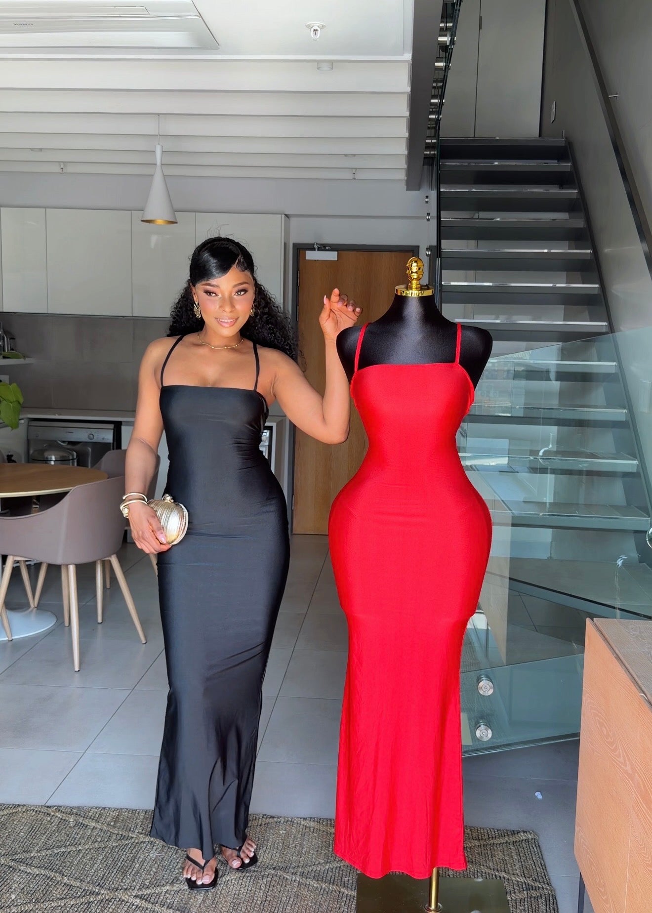 Nadia Open-Back Maxi Dress