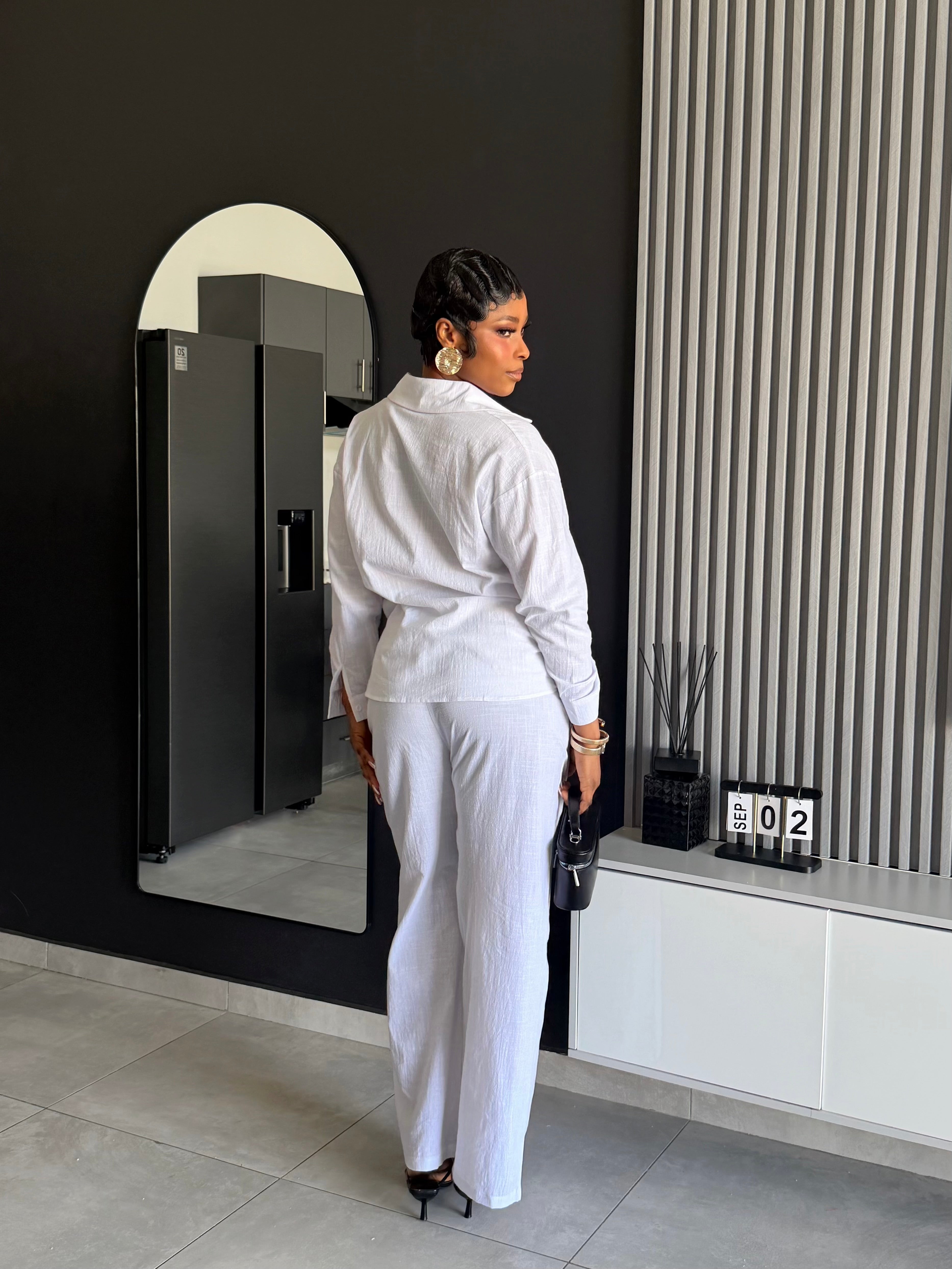Solene Linen Lounge Set