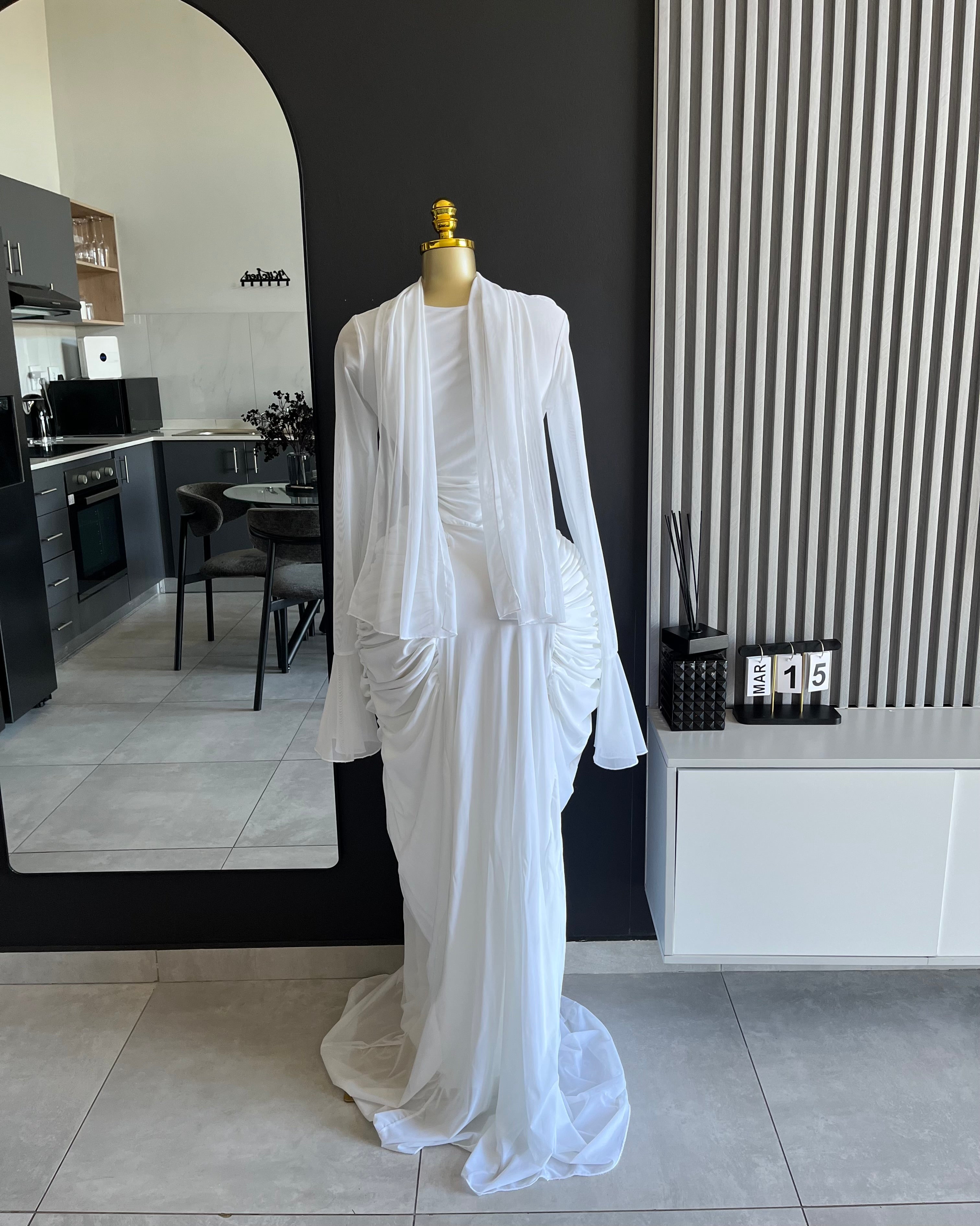 Olivette Draped Maxi Dress