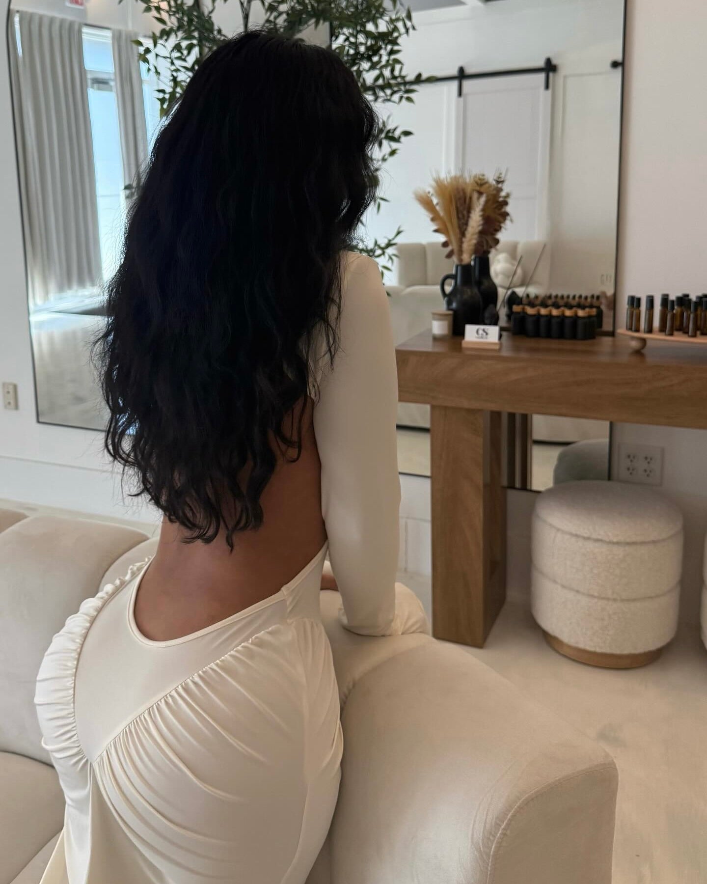 Pristine Cut-Out Ruched Maxi Dress